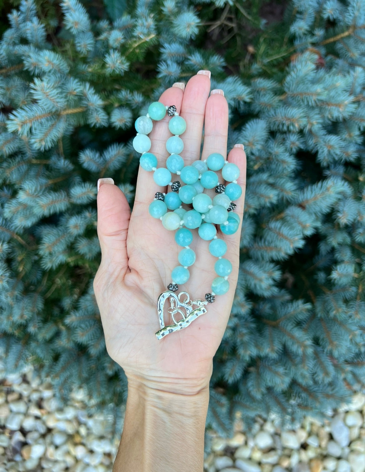Blue Amazonite Choker