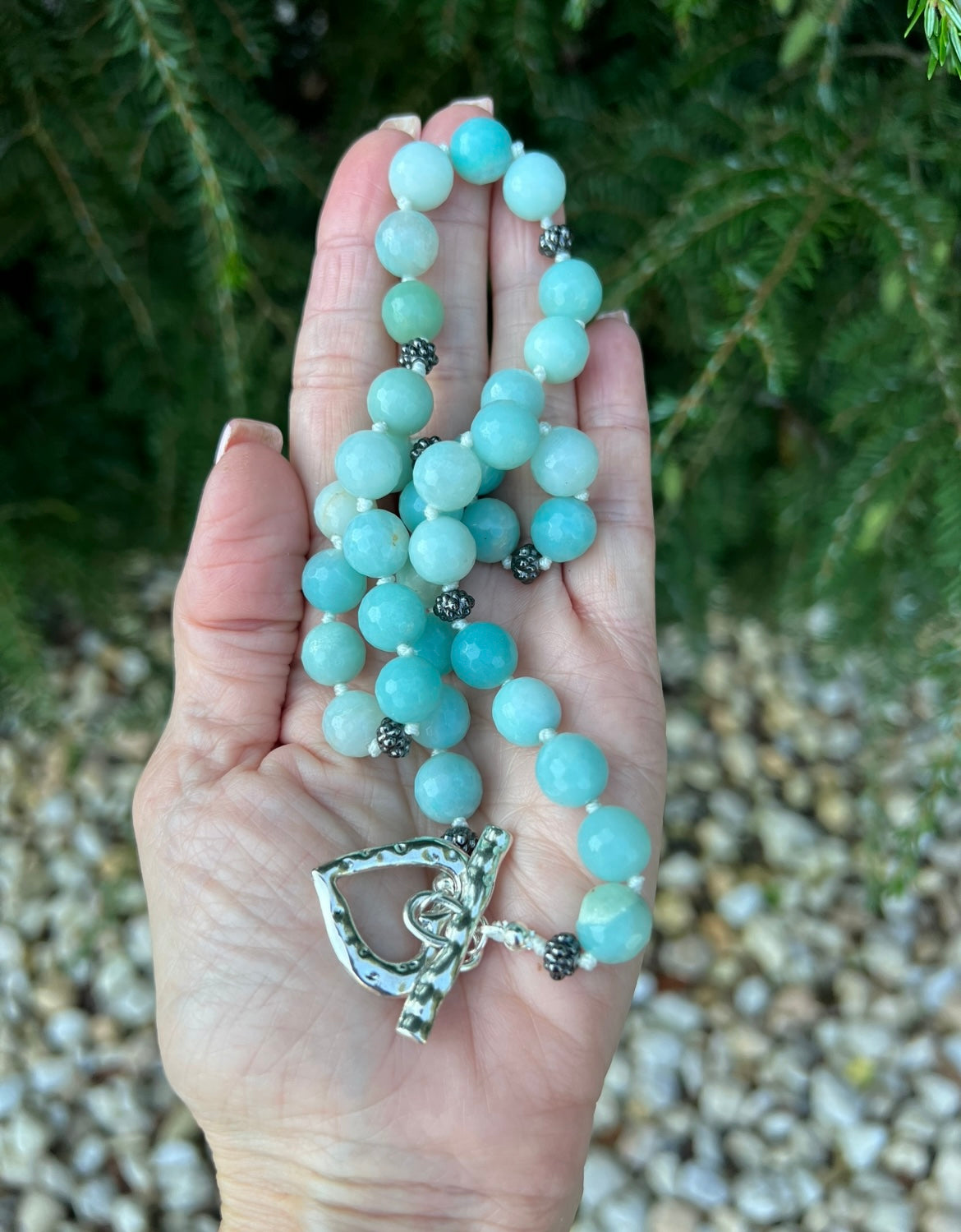 Blue Amazonite Choker