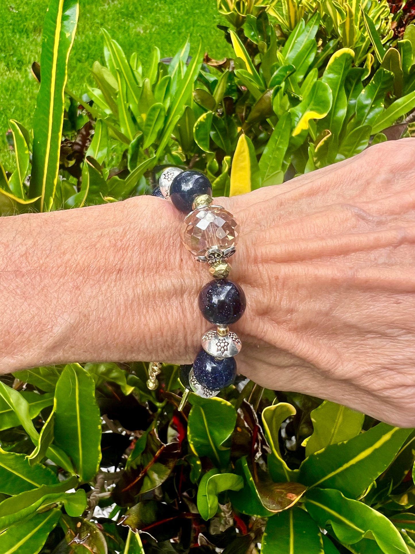 Blue Sandstone Bracelet