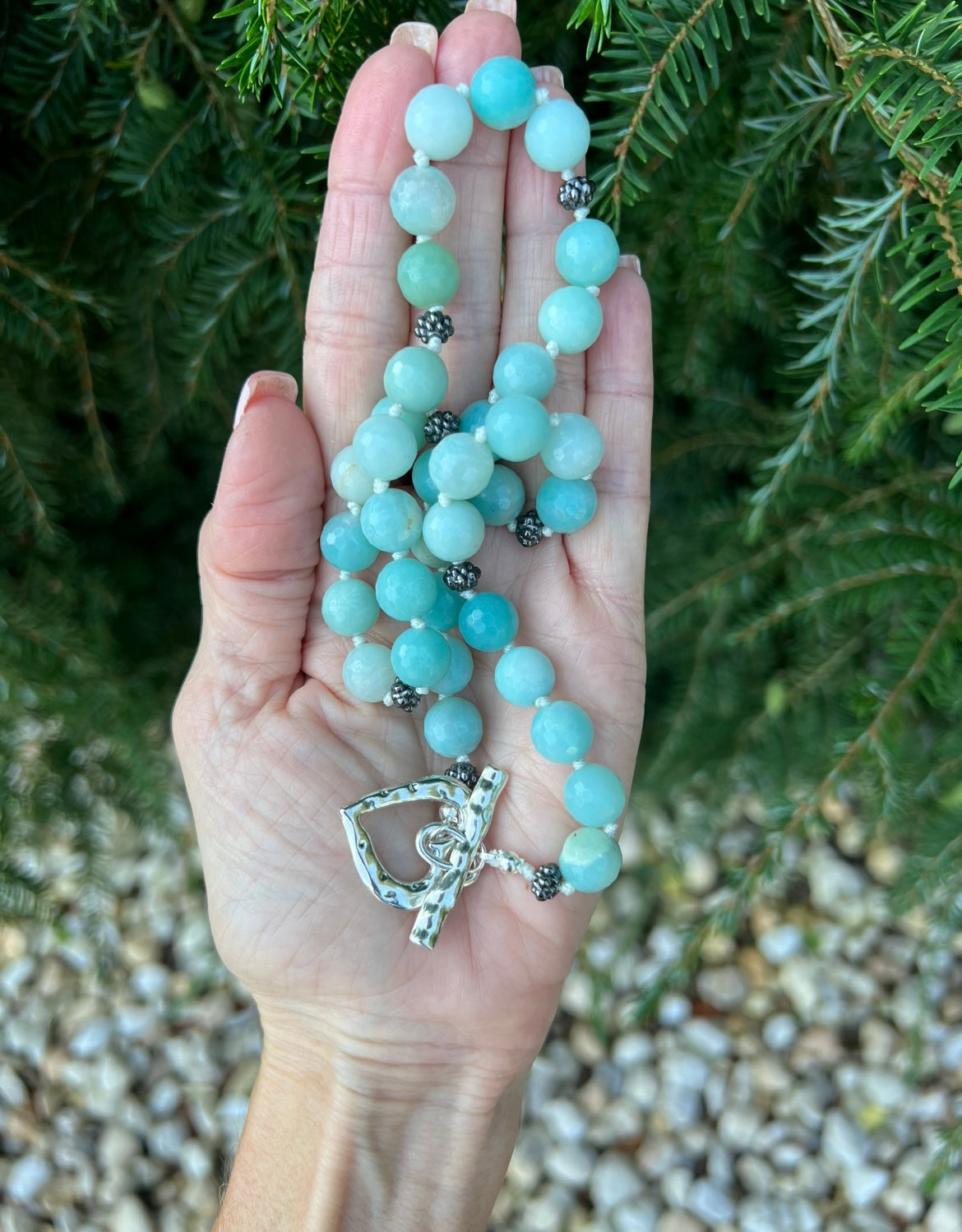 Blue Amazonite Choker
