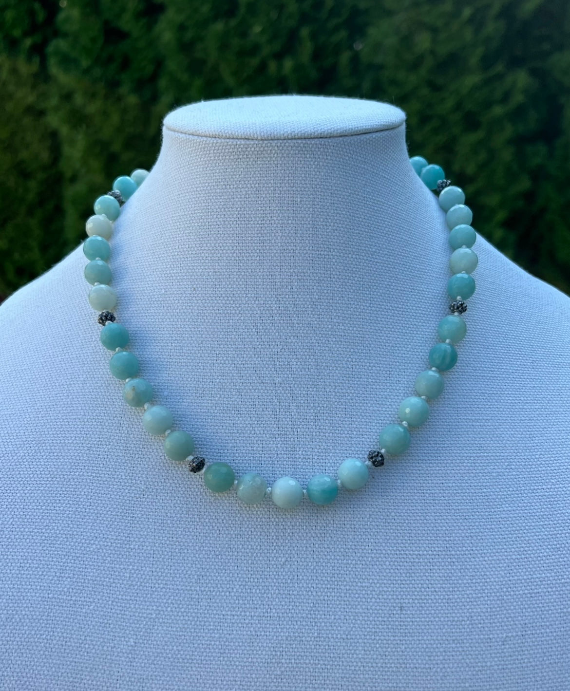 Blue Amazonite Choker