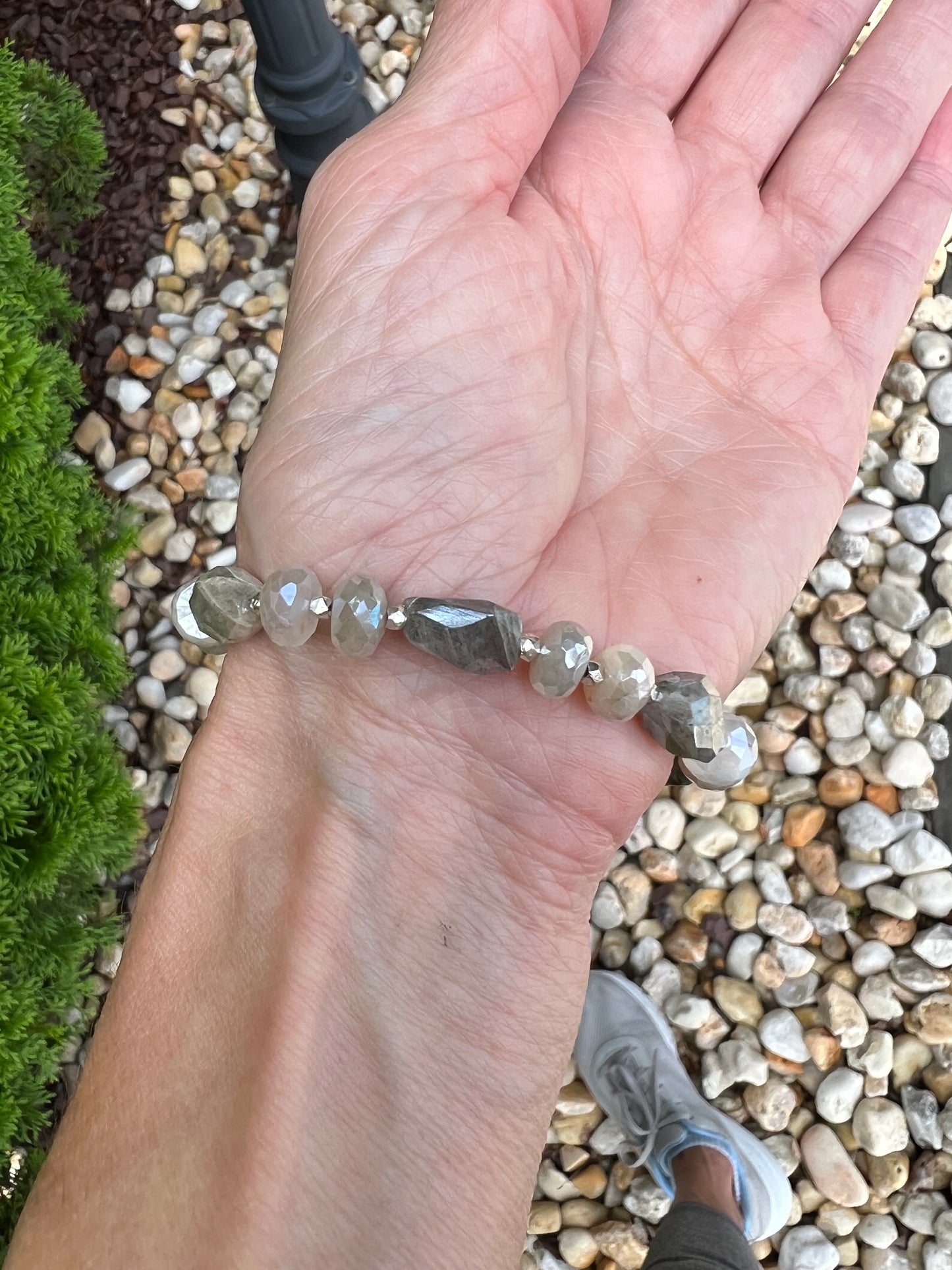 Moonstone Nuggets Bracelet