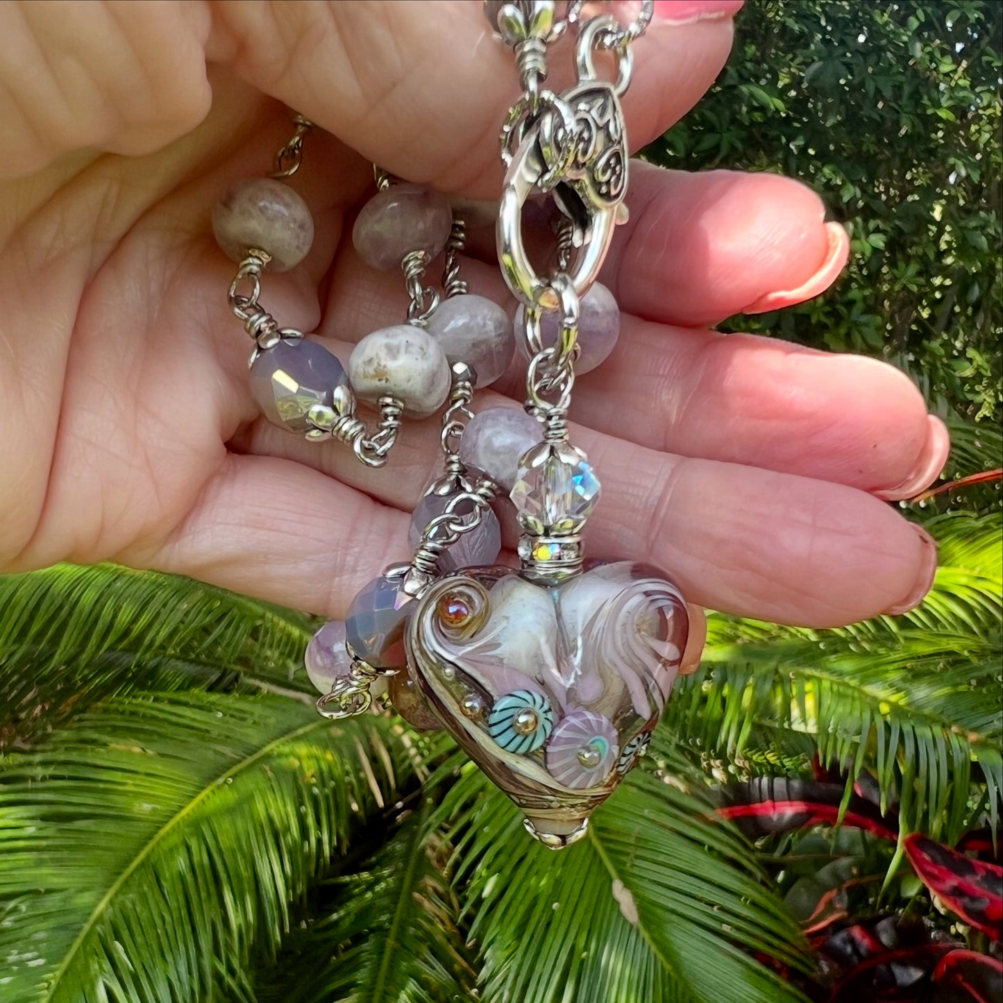 Chevron Amethyst Love