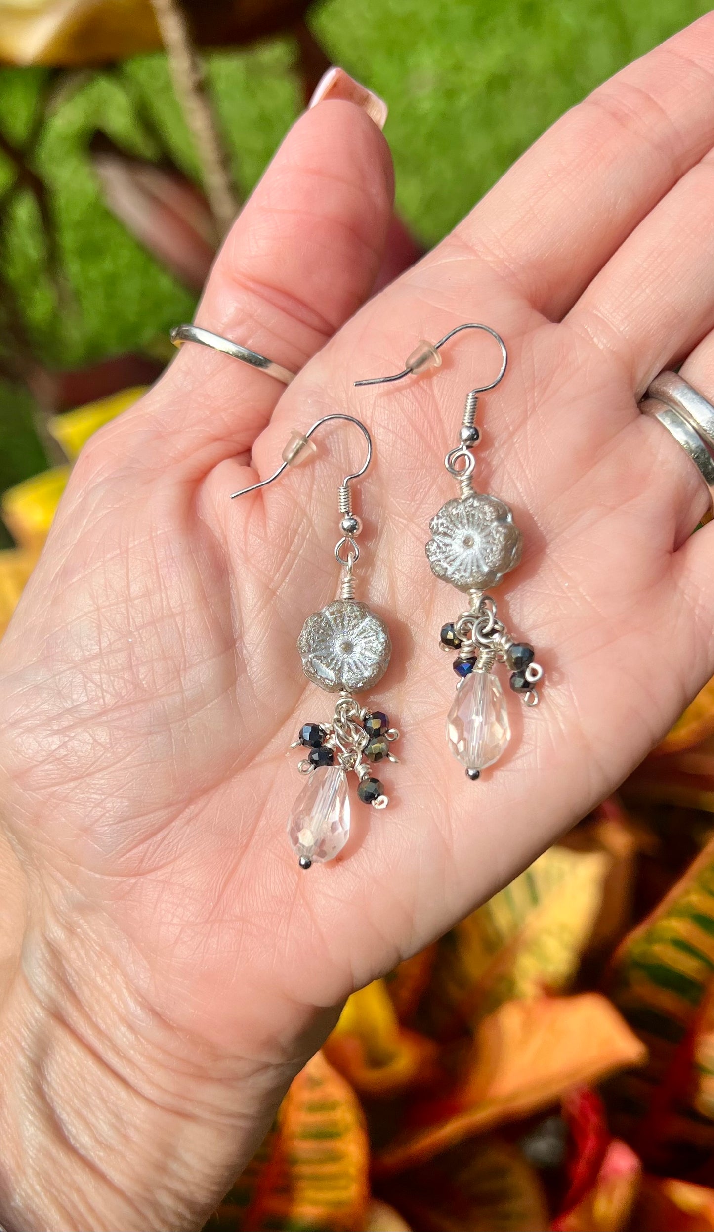 Czech Dangle Earrings