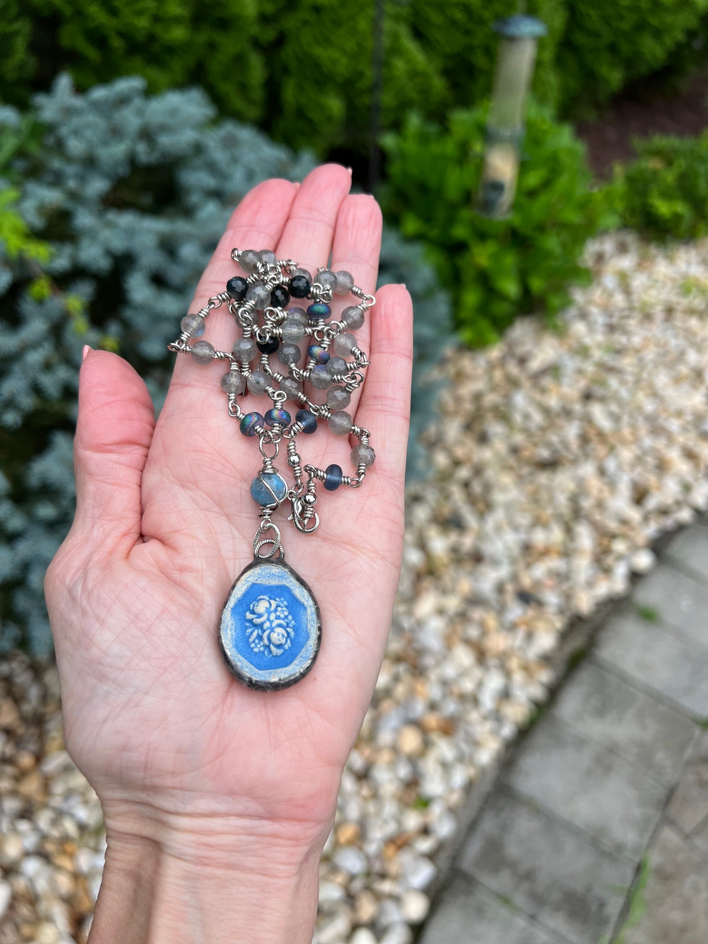 Porcelain Pendant Necklace
