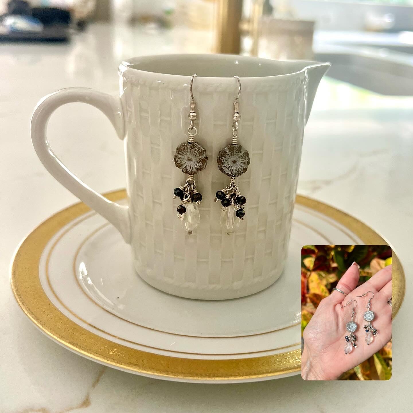 Czech Dangle Earrings