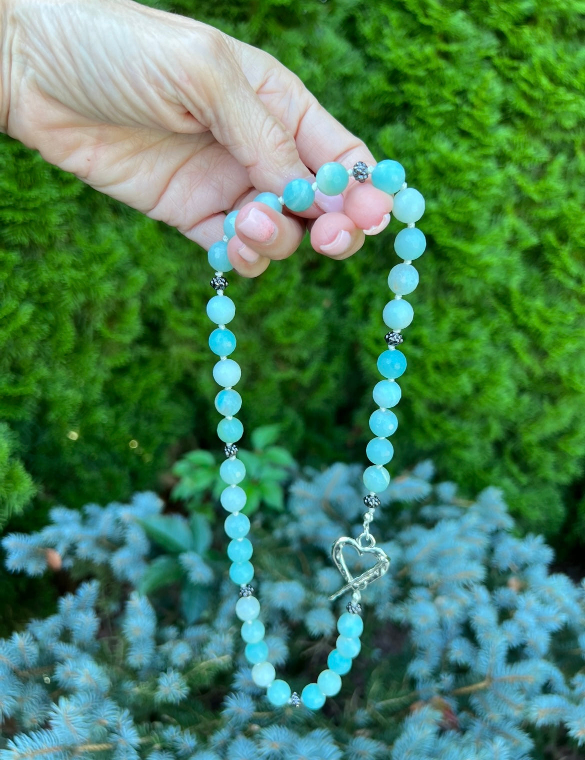 Blue Amazonite Choker
