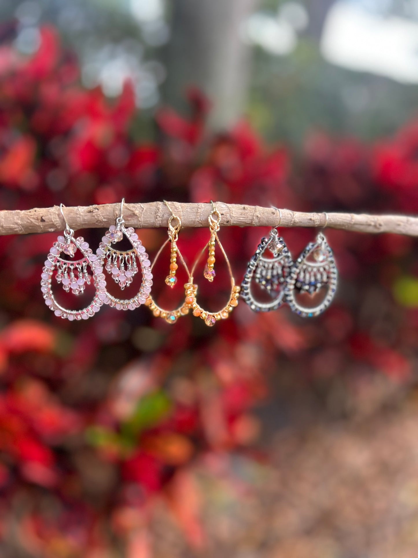 Wire wrapped Earrings
