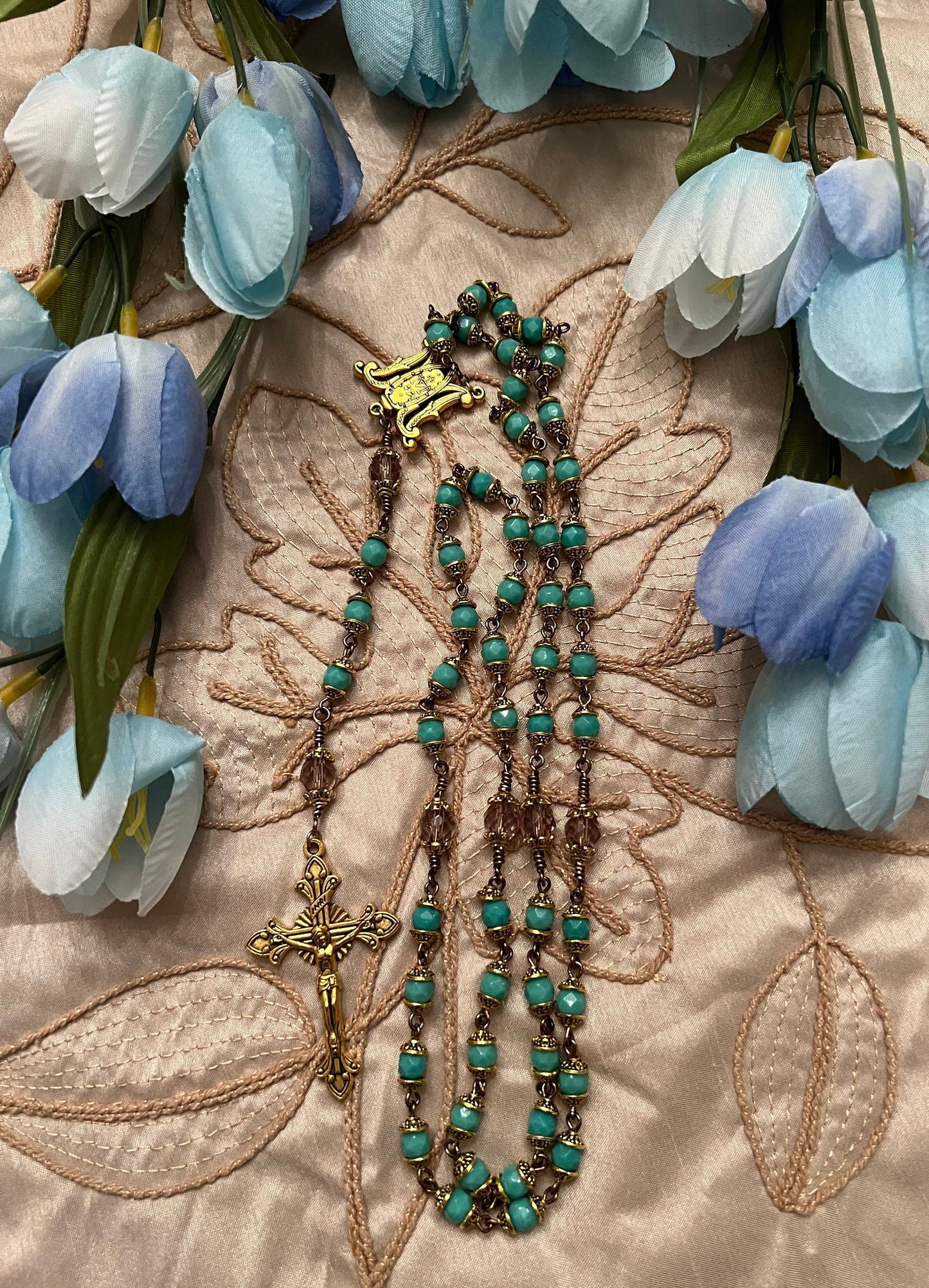 Handmade Chain Link Rosary Beads
