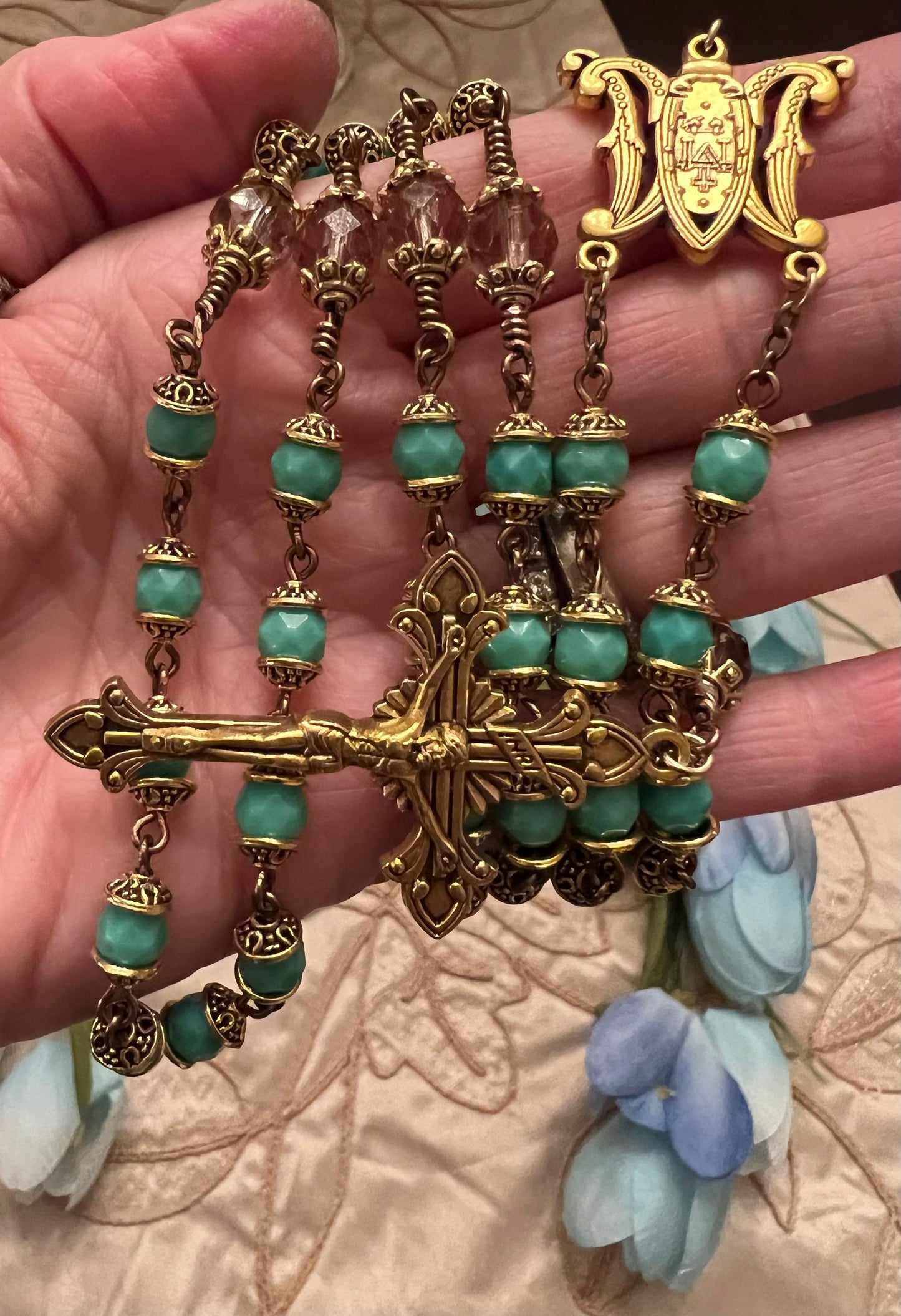 Handmade Chain Link Rosary Beads