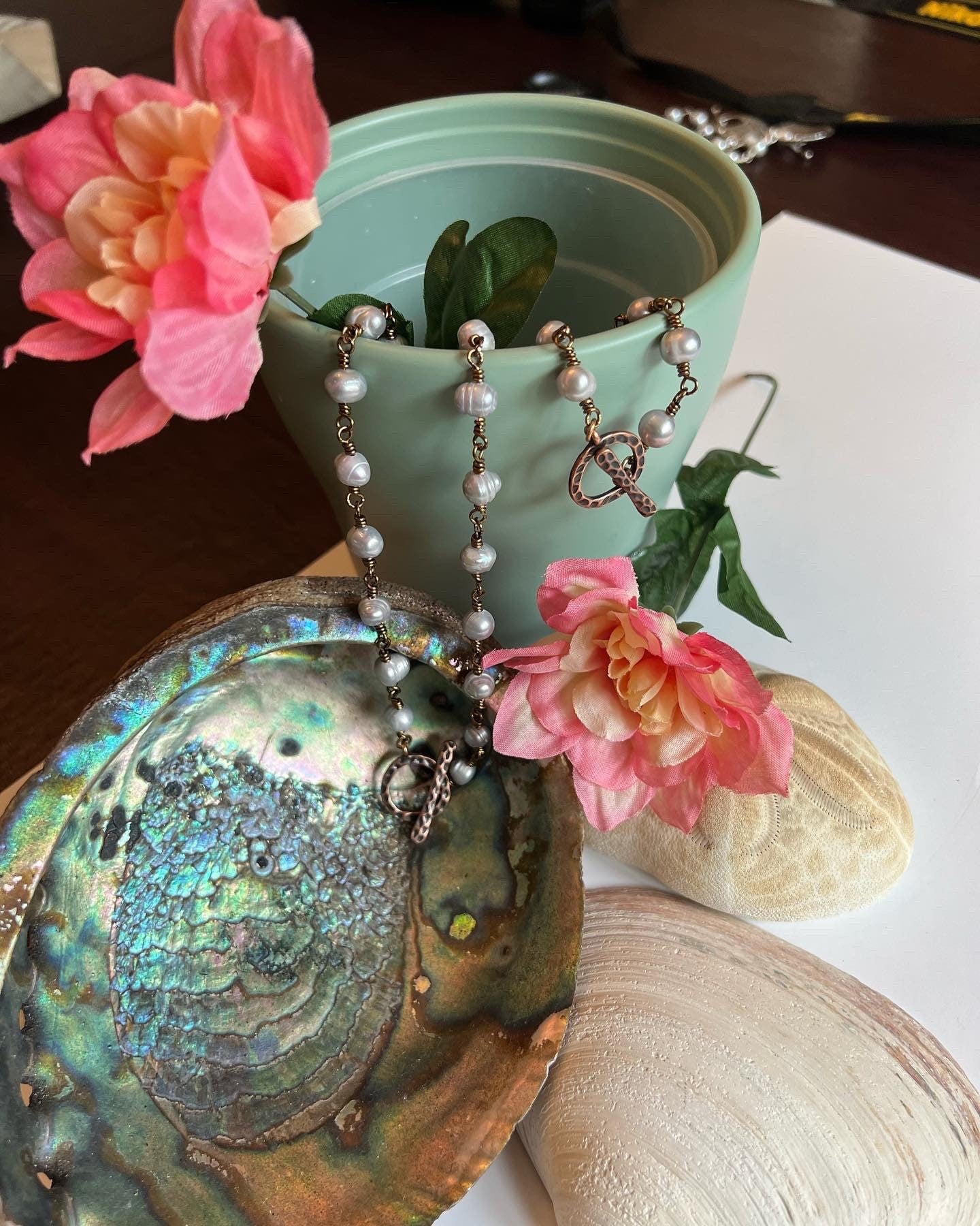 Silver Fresh Water Pearl Set