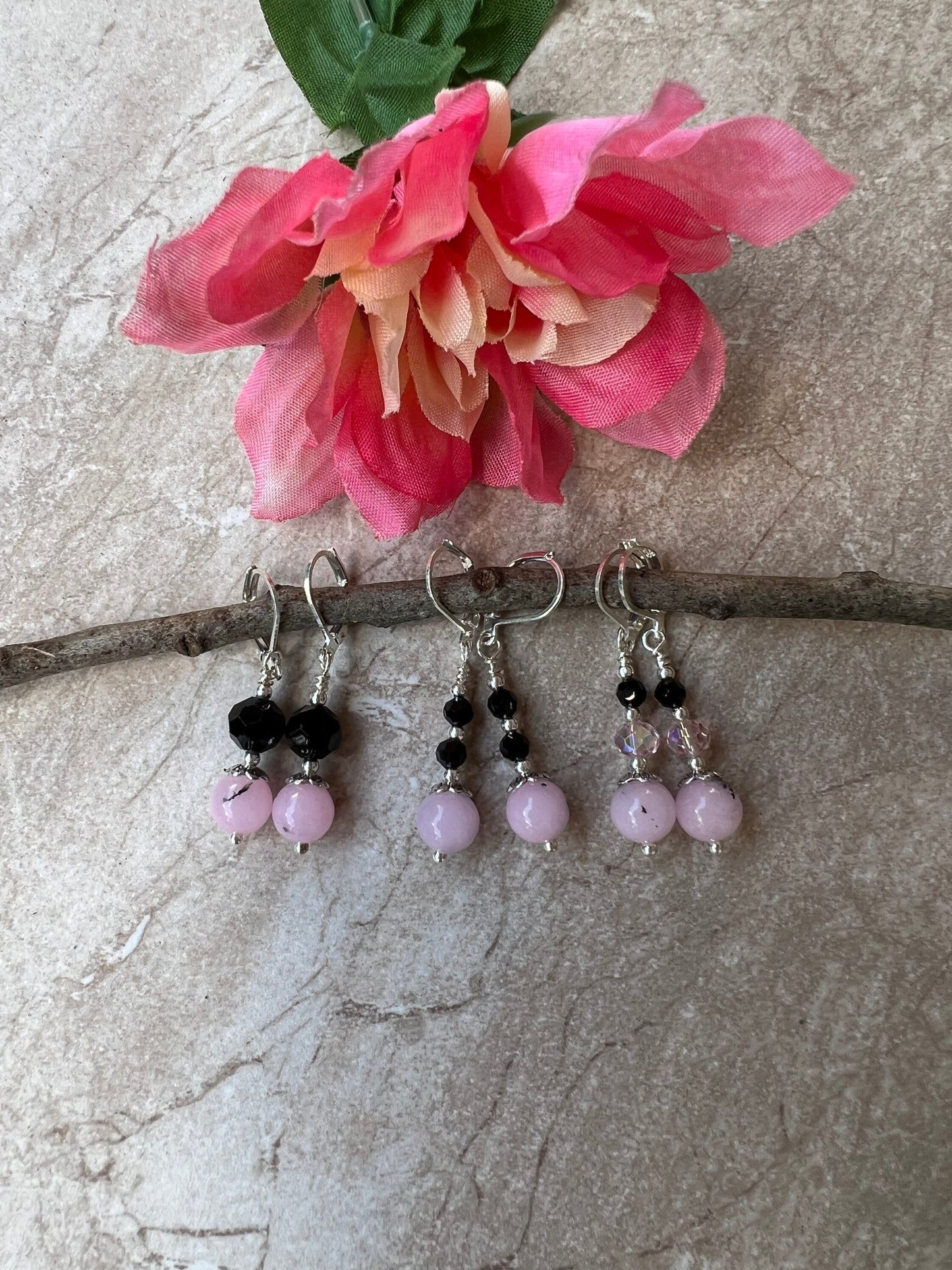 Chalcedony earrings