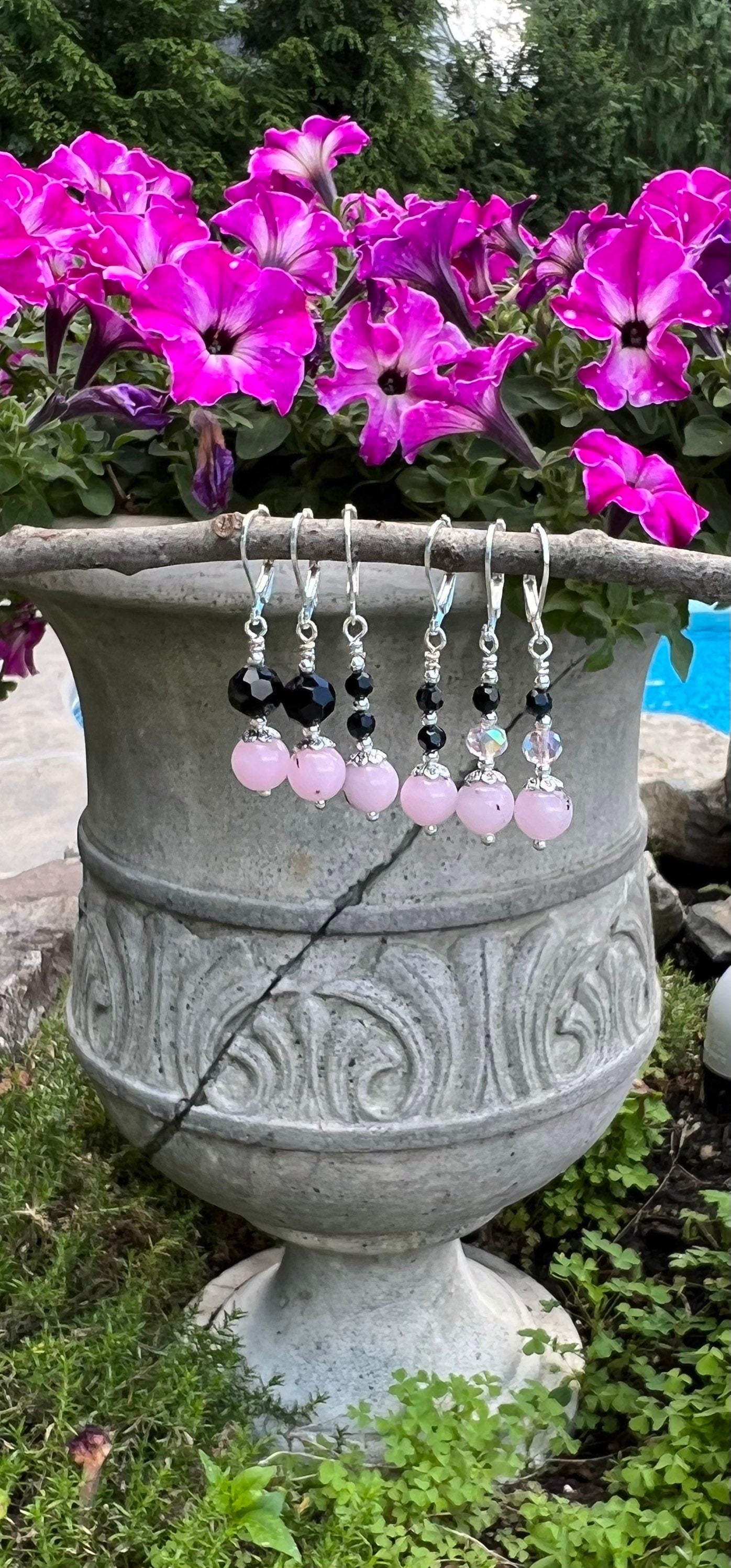 Chalcedony earrings