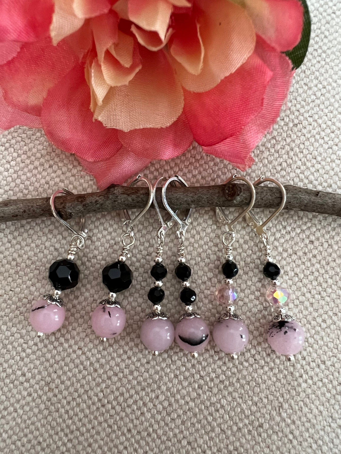 Chalcedony earrings