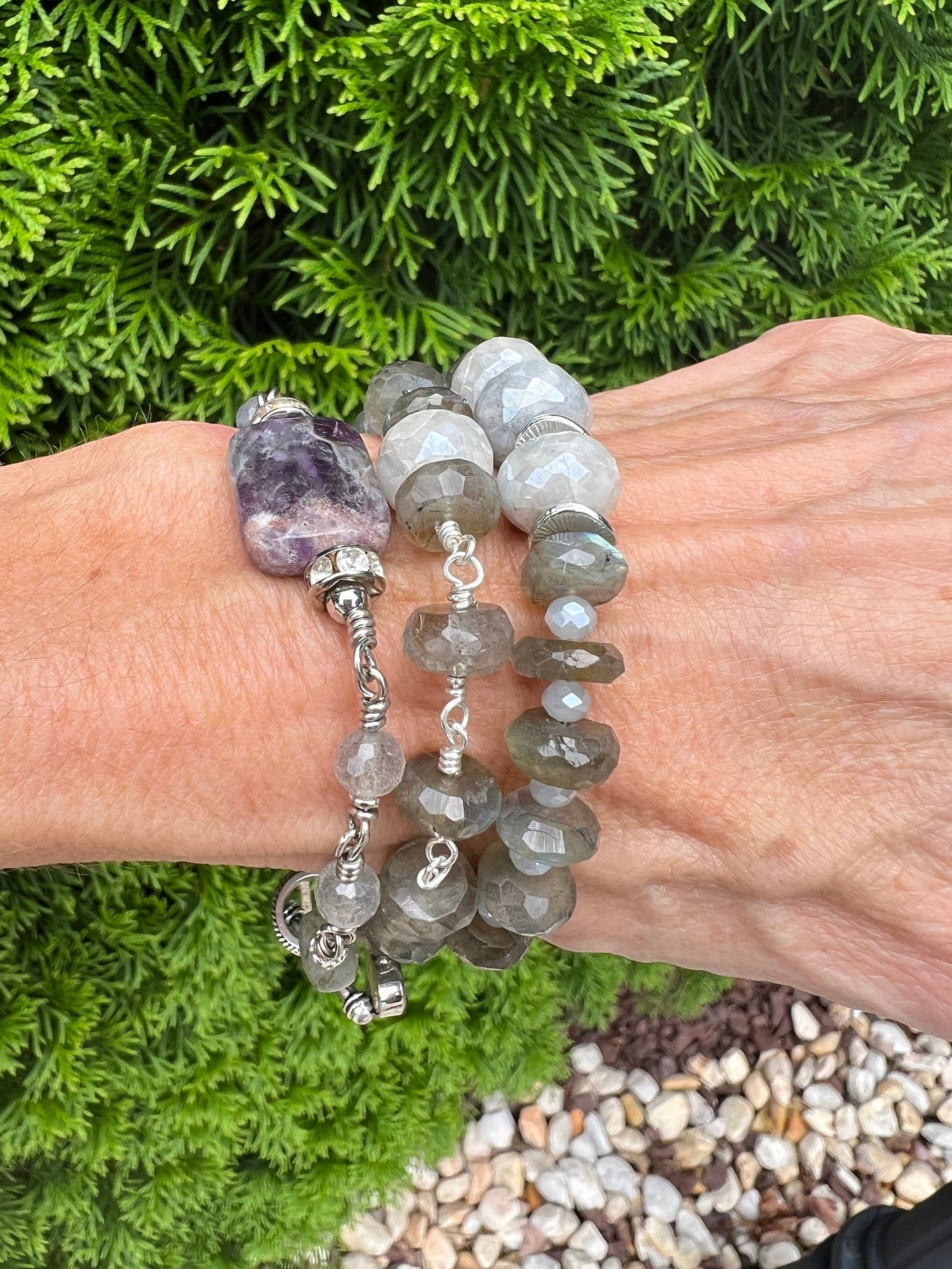 Labradorite Toggle Bracelets
