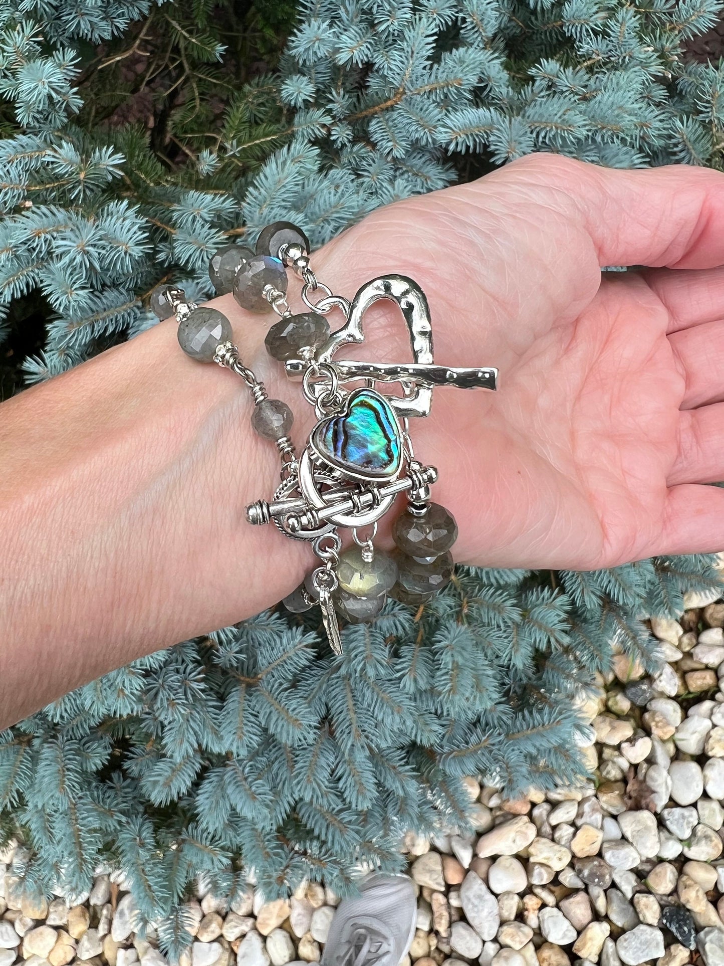 Labradorite Toggle Bracelets