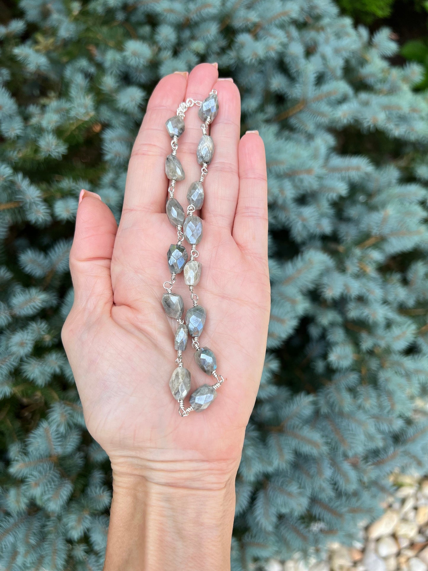 Moonstone Nugget Necklace