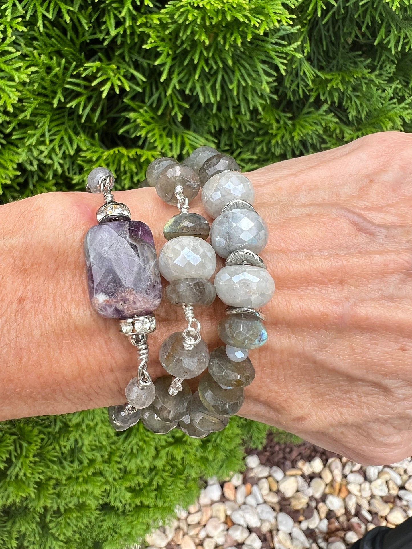 Labradorite Toggle Bracelets