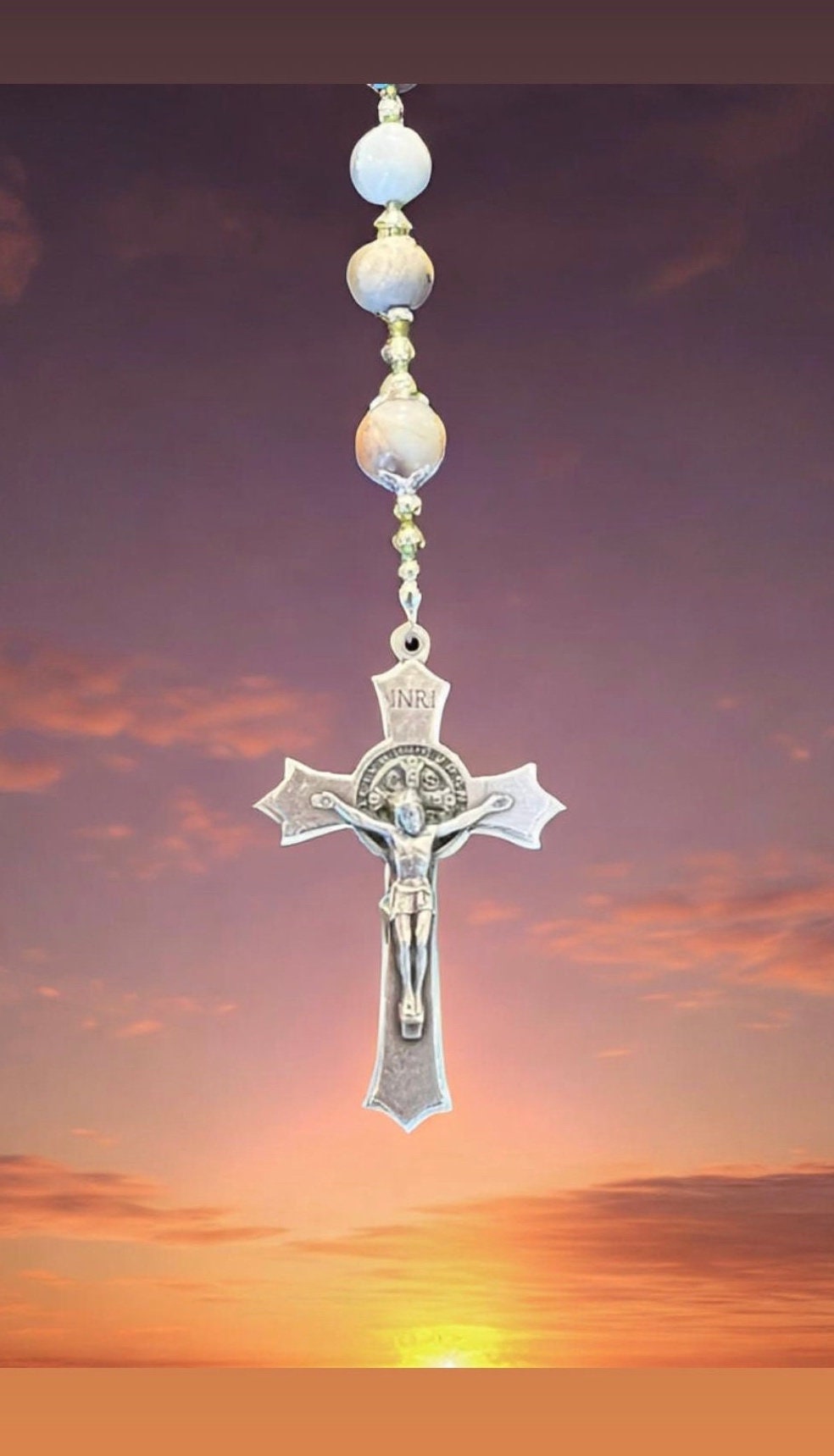 Amazonite Beaded Rosary