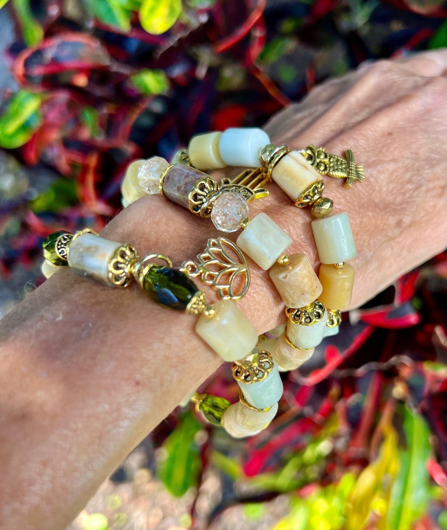 Amazing Amazonite bracelets