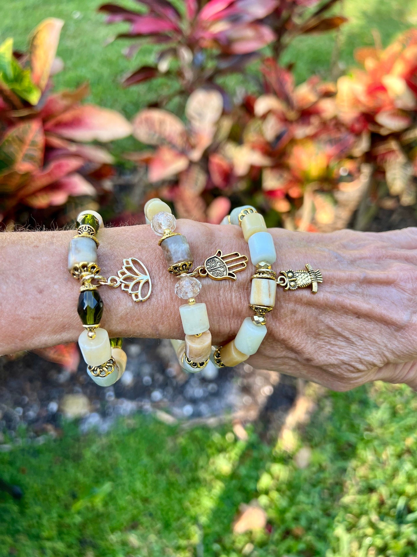 Amazing Amazonite bracelets