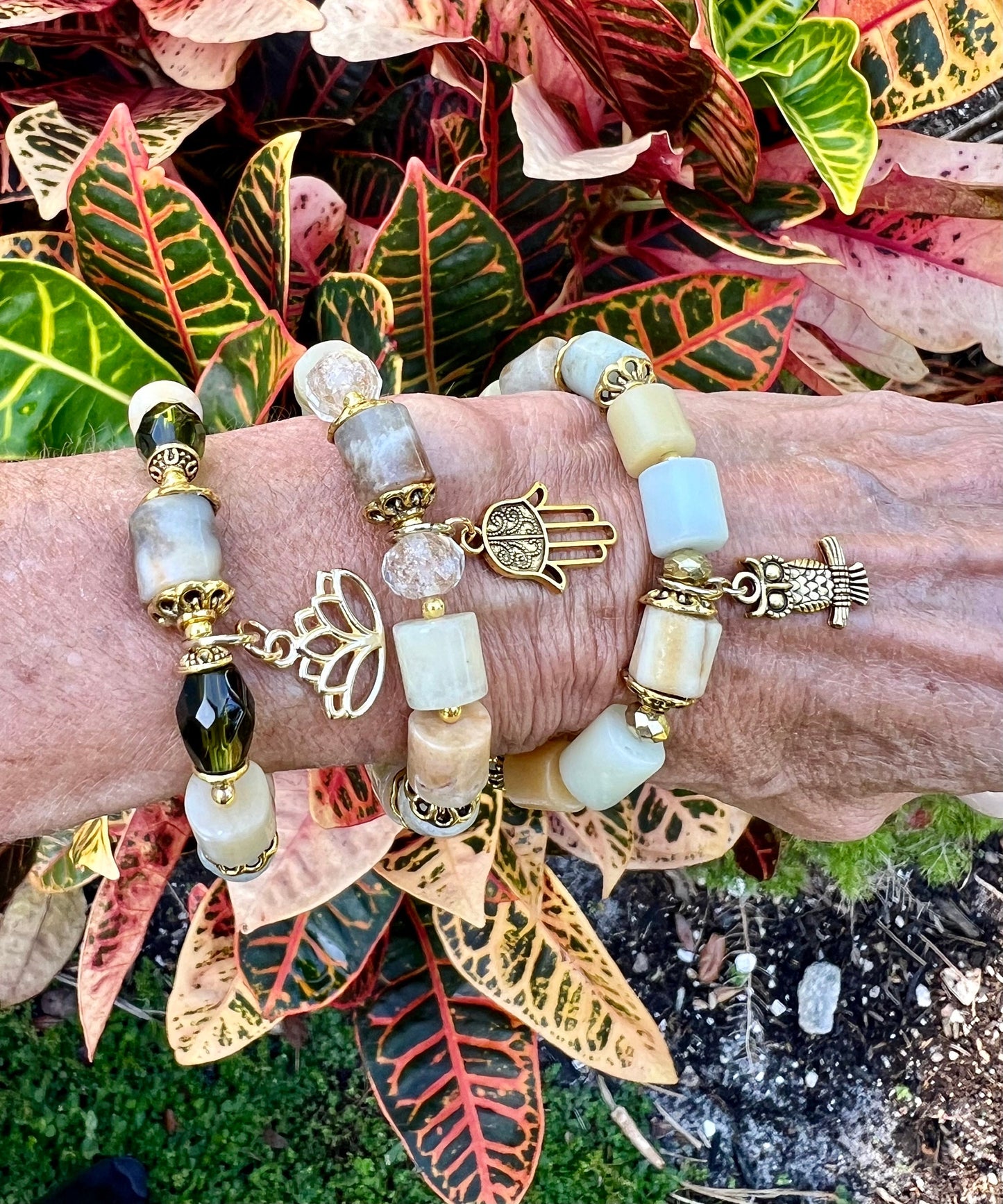 Amazing Amazonite bracelets