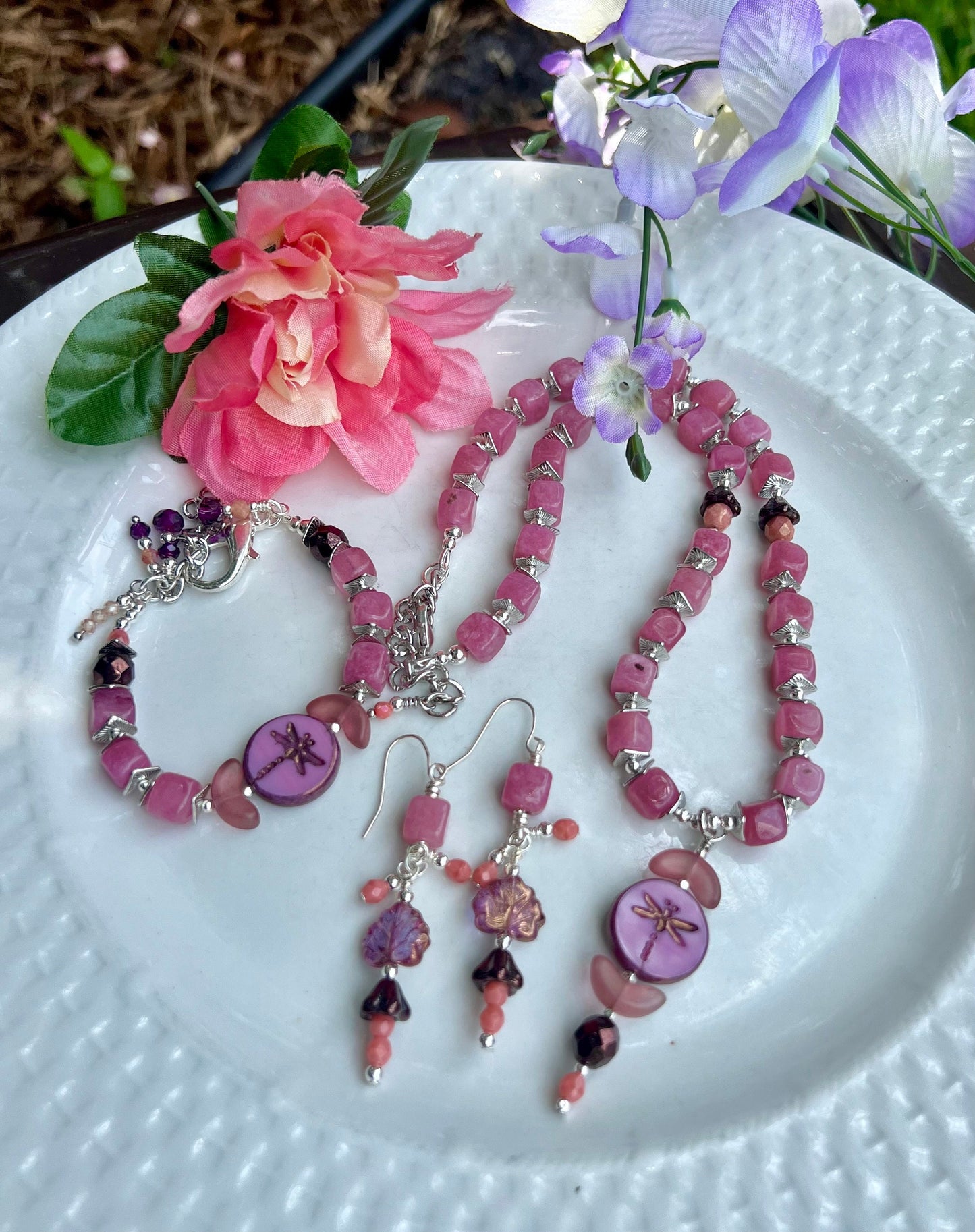 Strawberry Quartz Set
