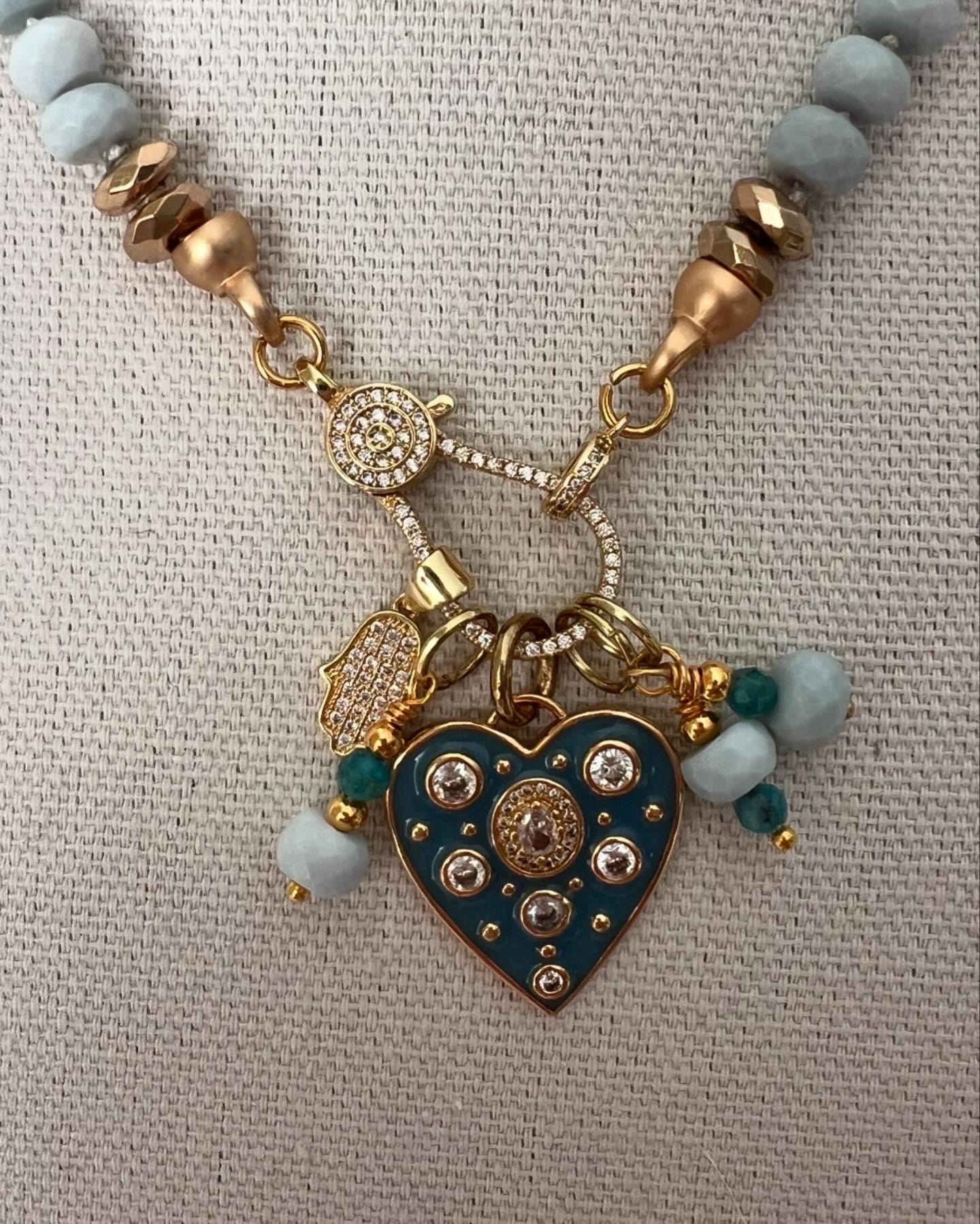 Blue Opal Beauty Necklace