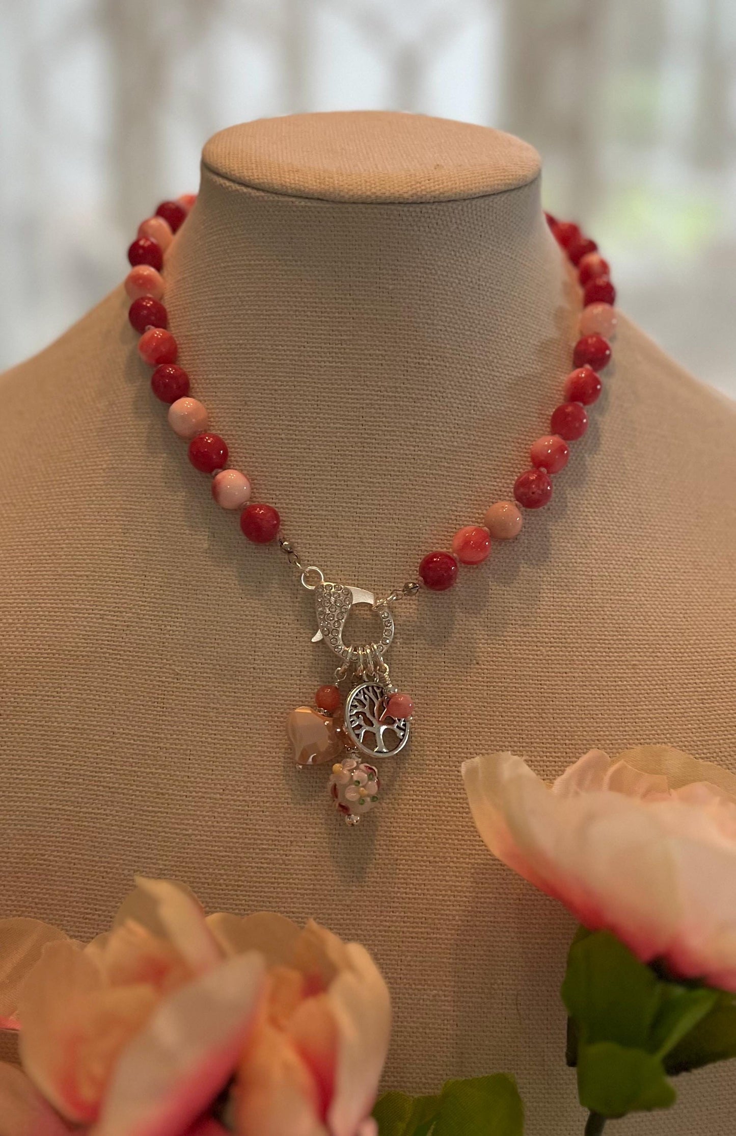 Pleasantly Pink Quartz Necklace