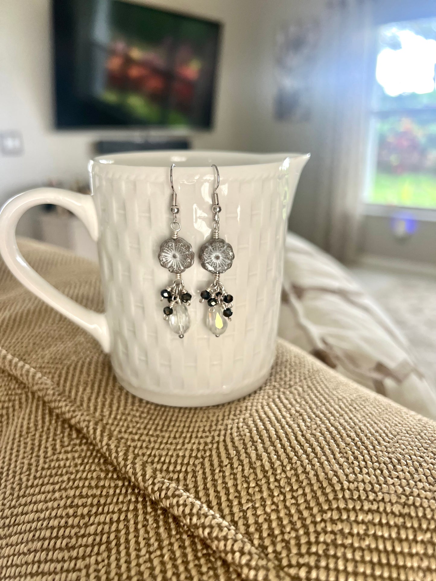 Czech Dangle Earrings