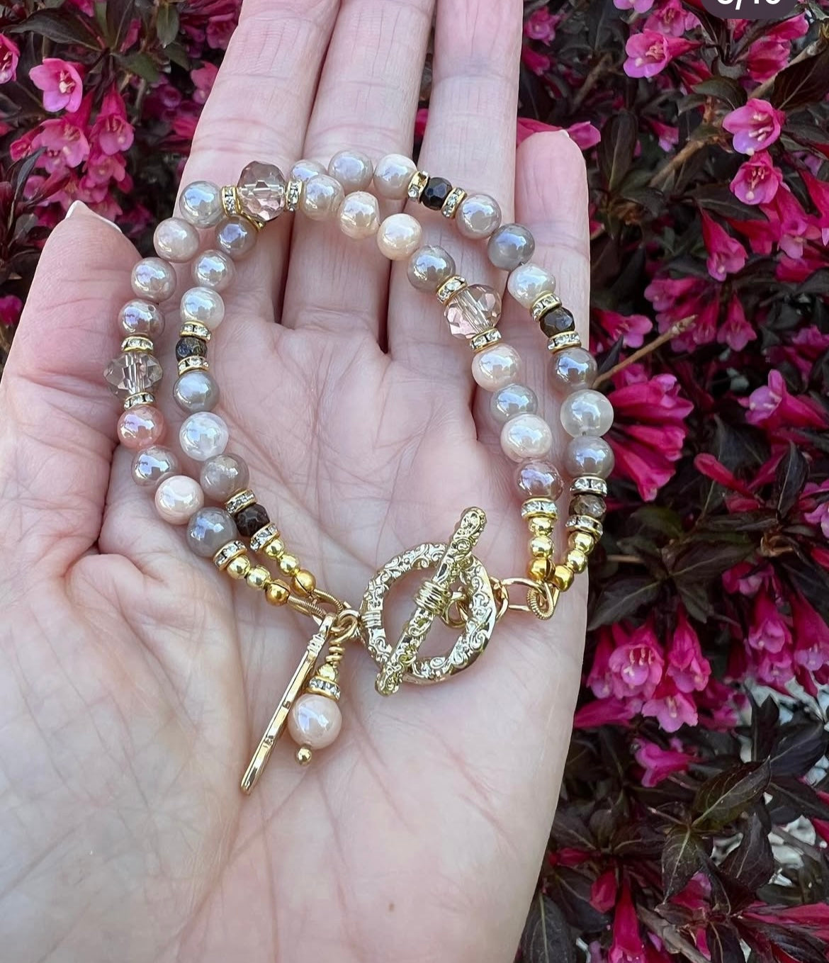 Double Peach Moonstone