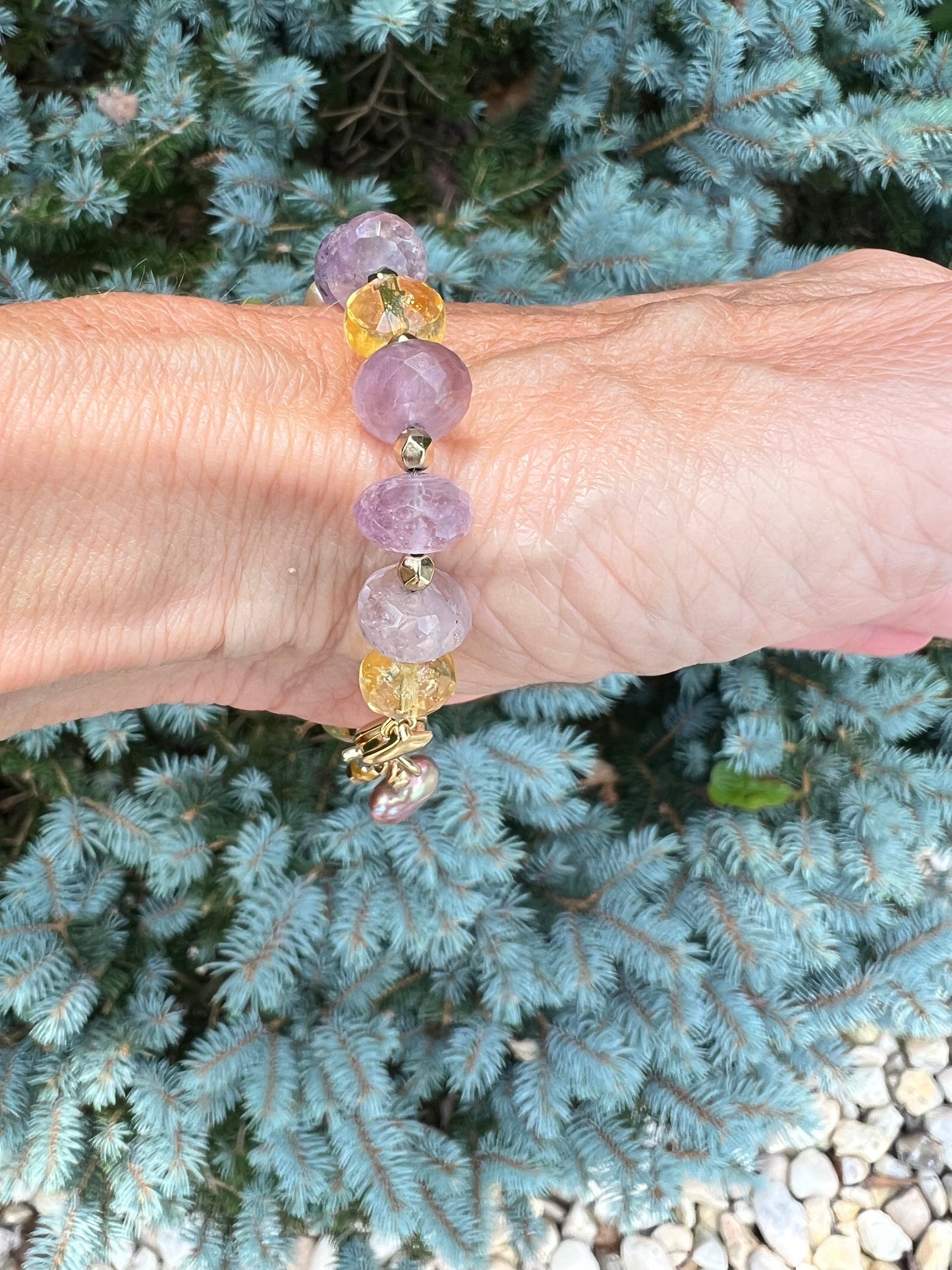 Amazing Ametrine Bracelet set