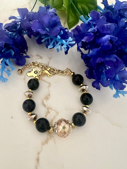 Blue Sandstone Bracelet