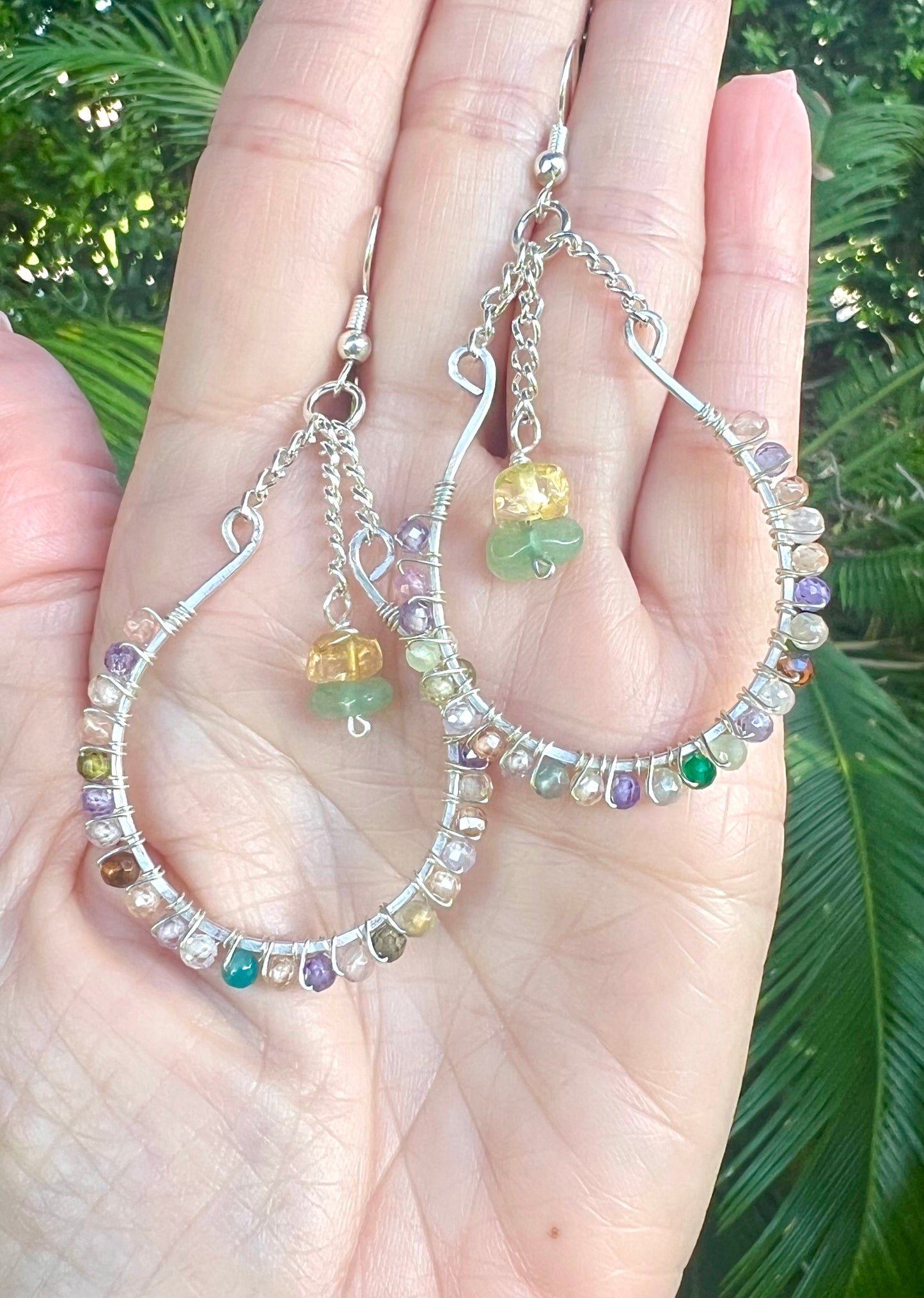 Agate Chandelier Earrings