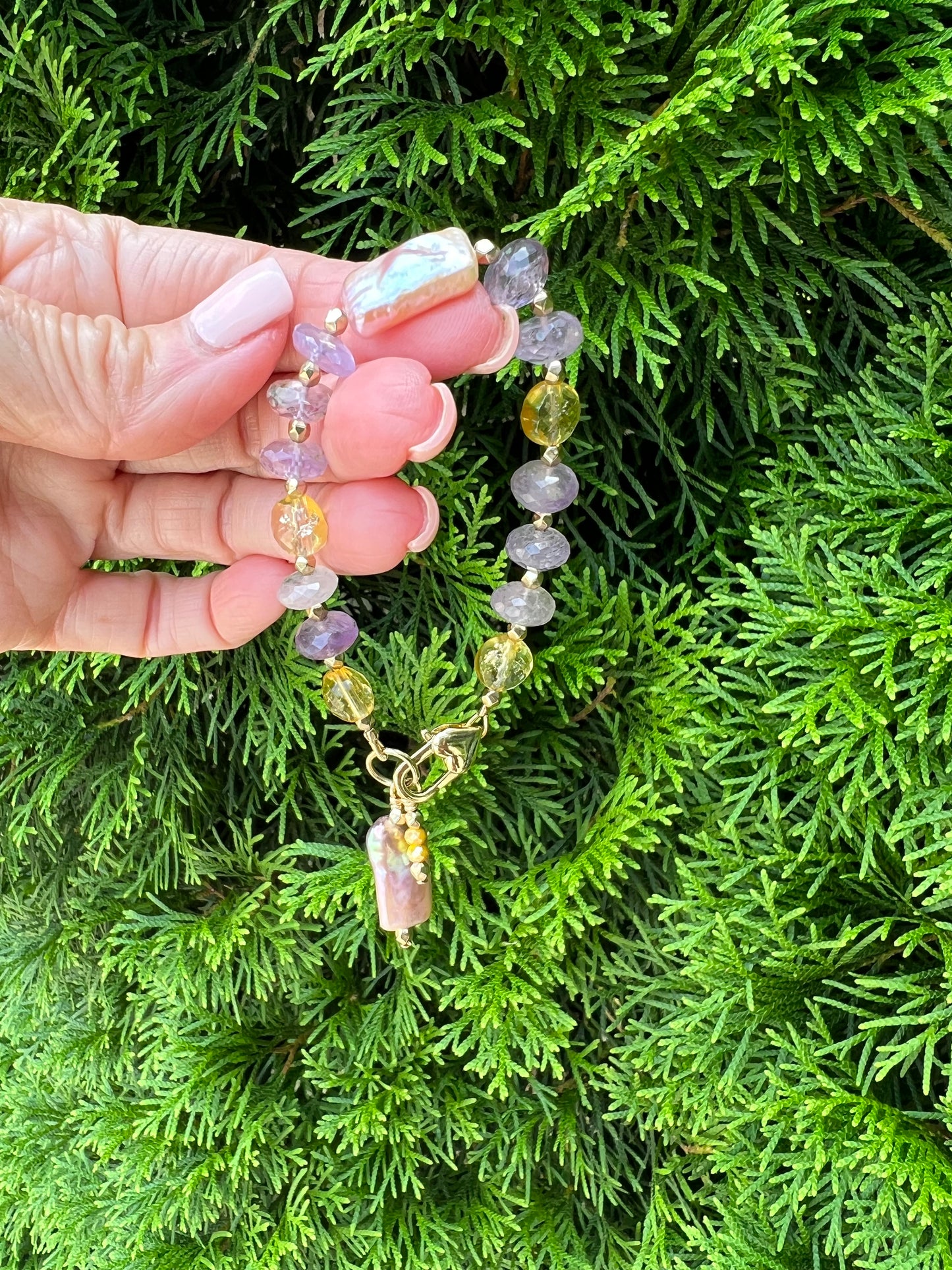 Amazing Ametrine Bracelet set