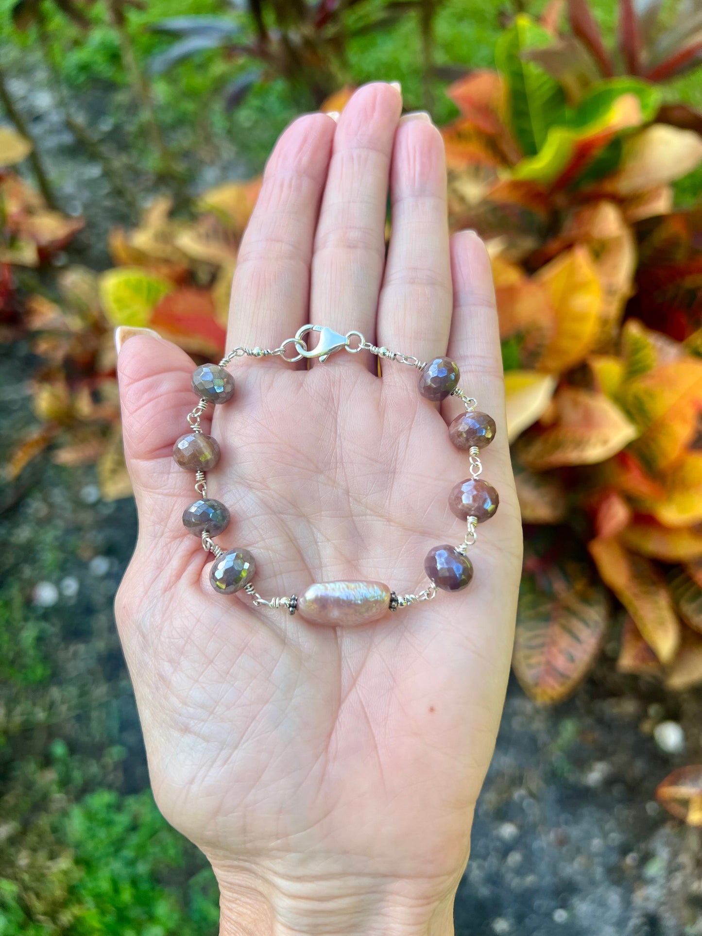 Elegant Moonstone & Pearl