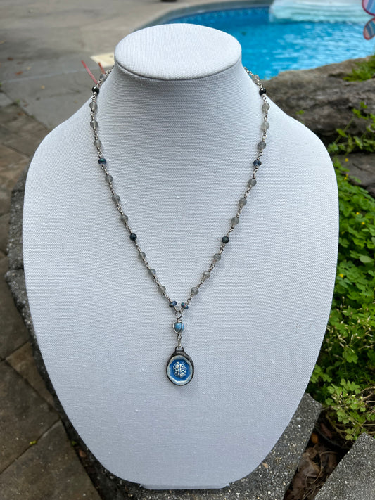 Porcelain Pendant Necklace