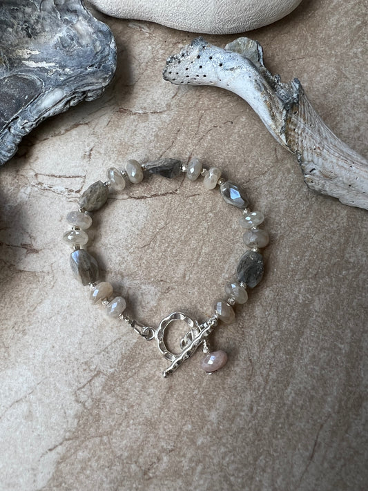 Moonstone Nuggets Bracelet