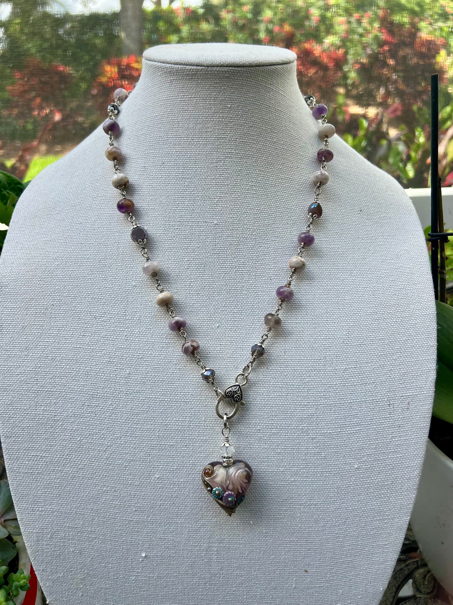 Chevron Amethyst Love