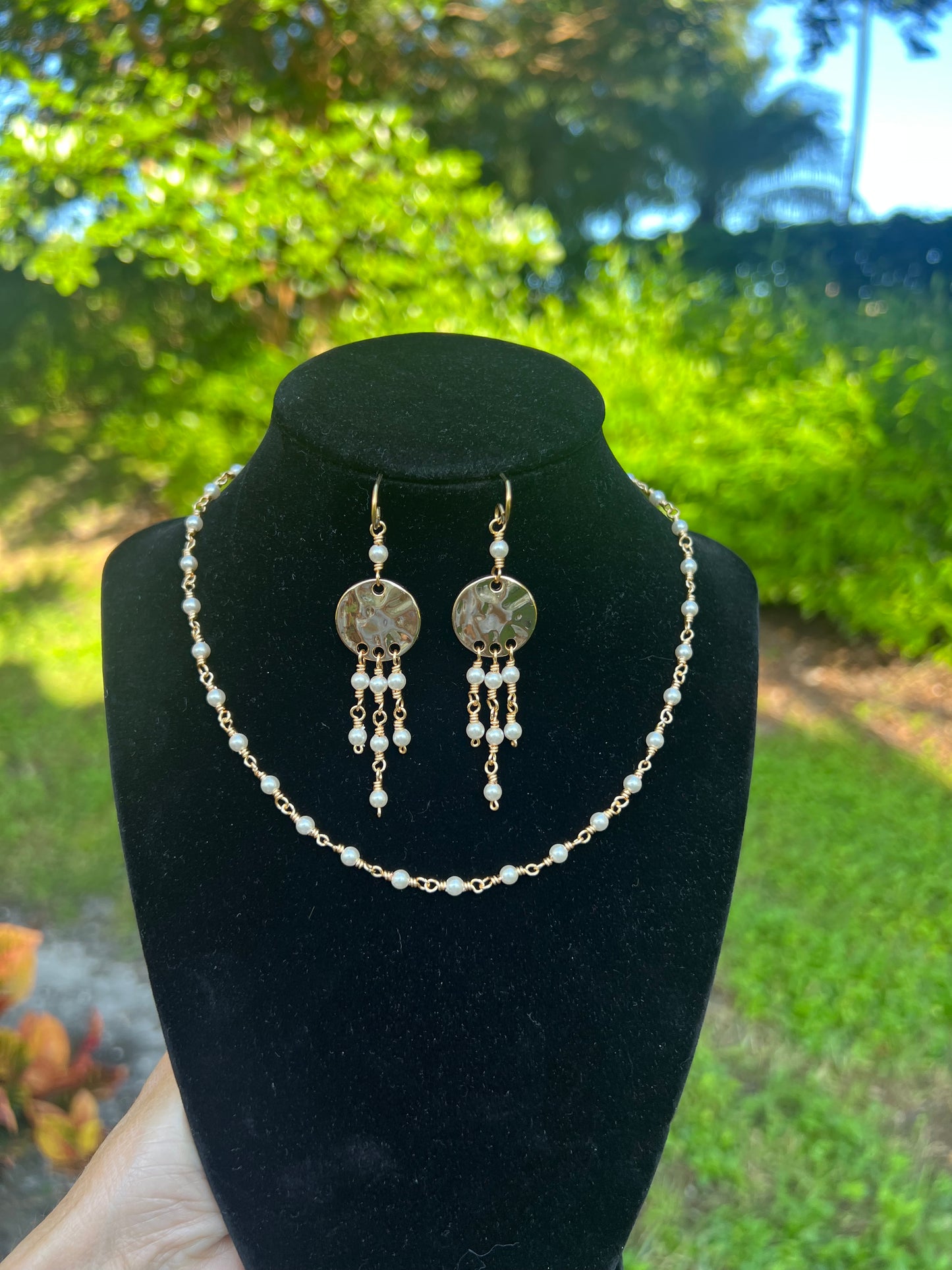 Crystal Pearl Set