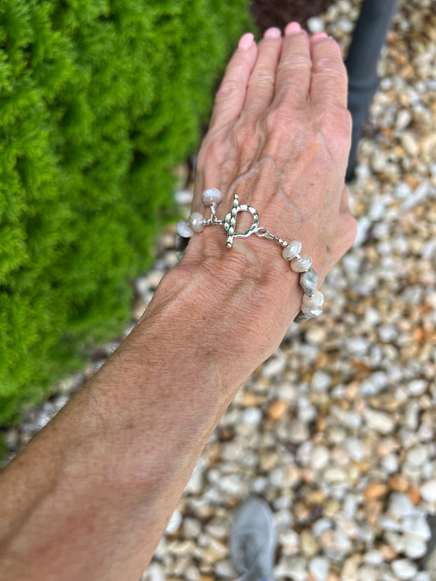 Moonstone Nuggets Bracelet
