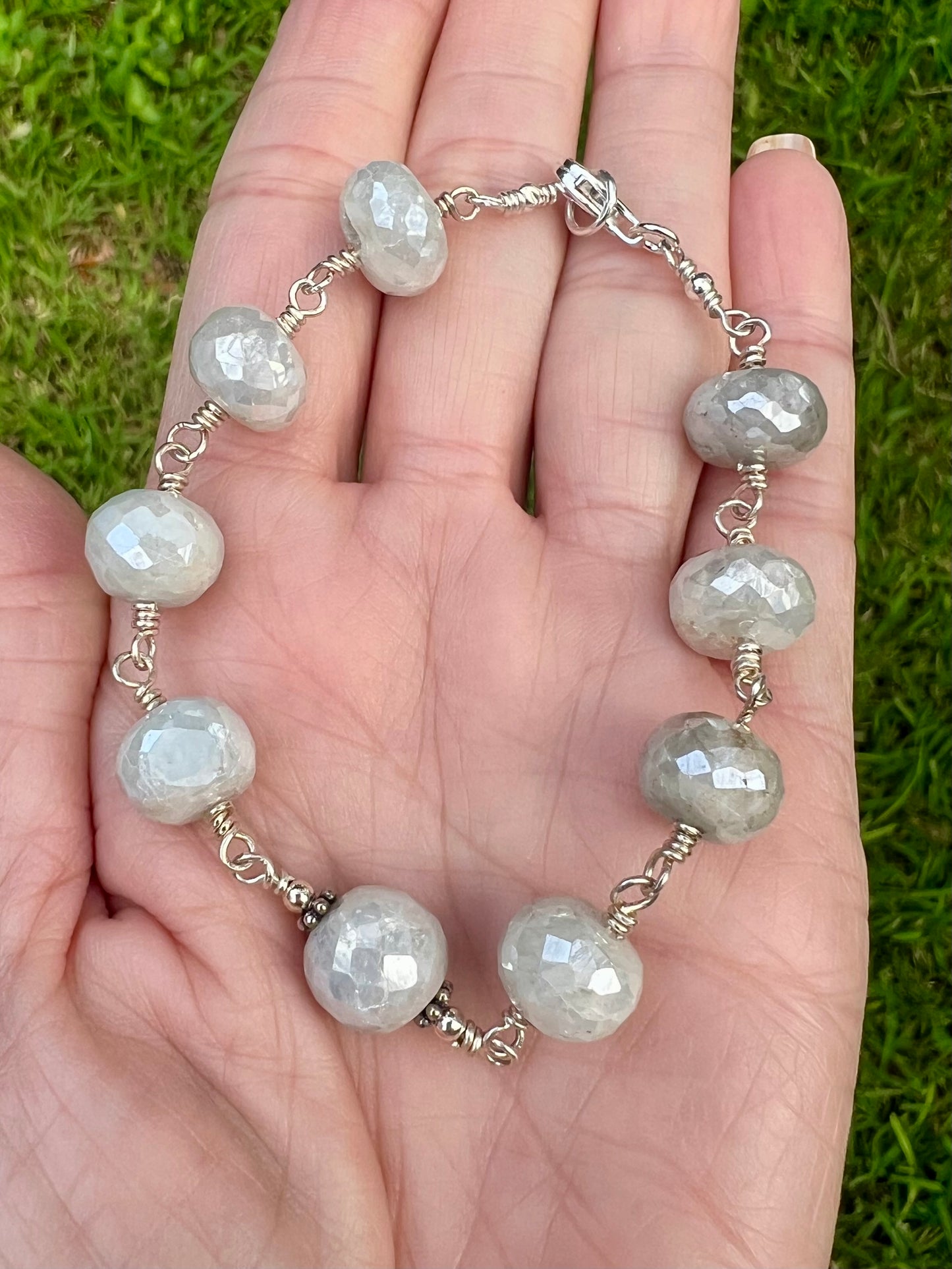 Chunky Moonstone Bracelet
