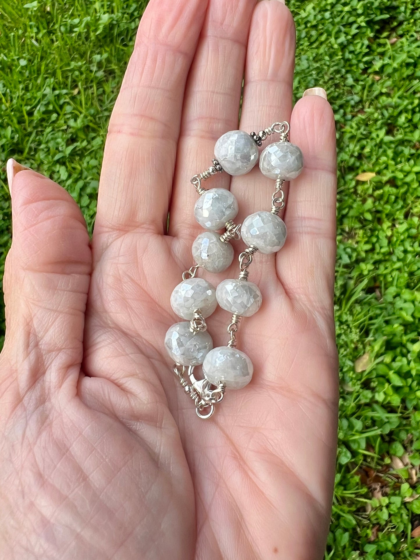 Chunky Moonstone Bracelet