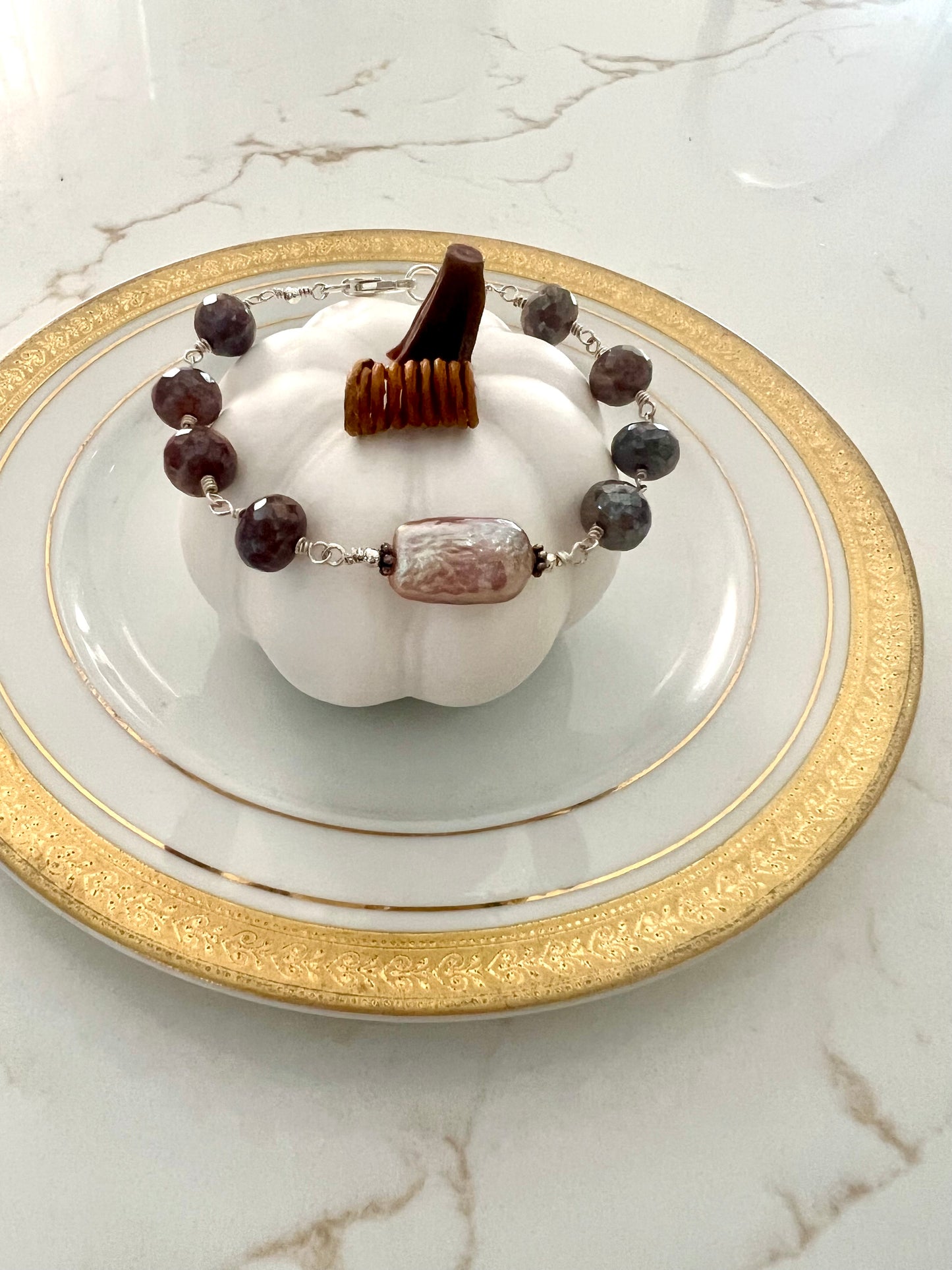 Elegant Moonstone & Pearl