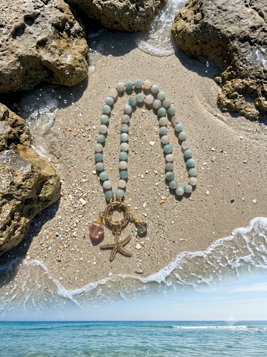 Starfish Amazonite Necklace