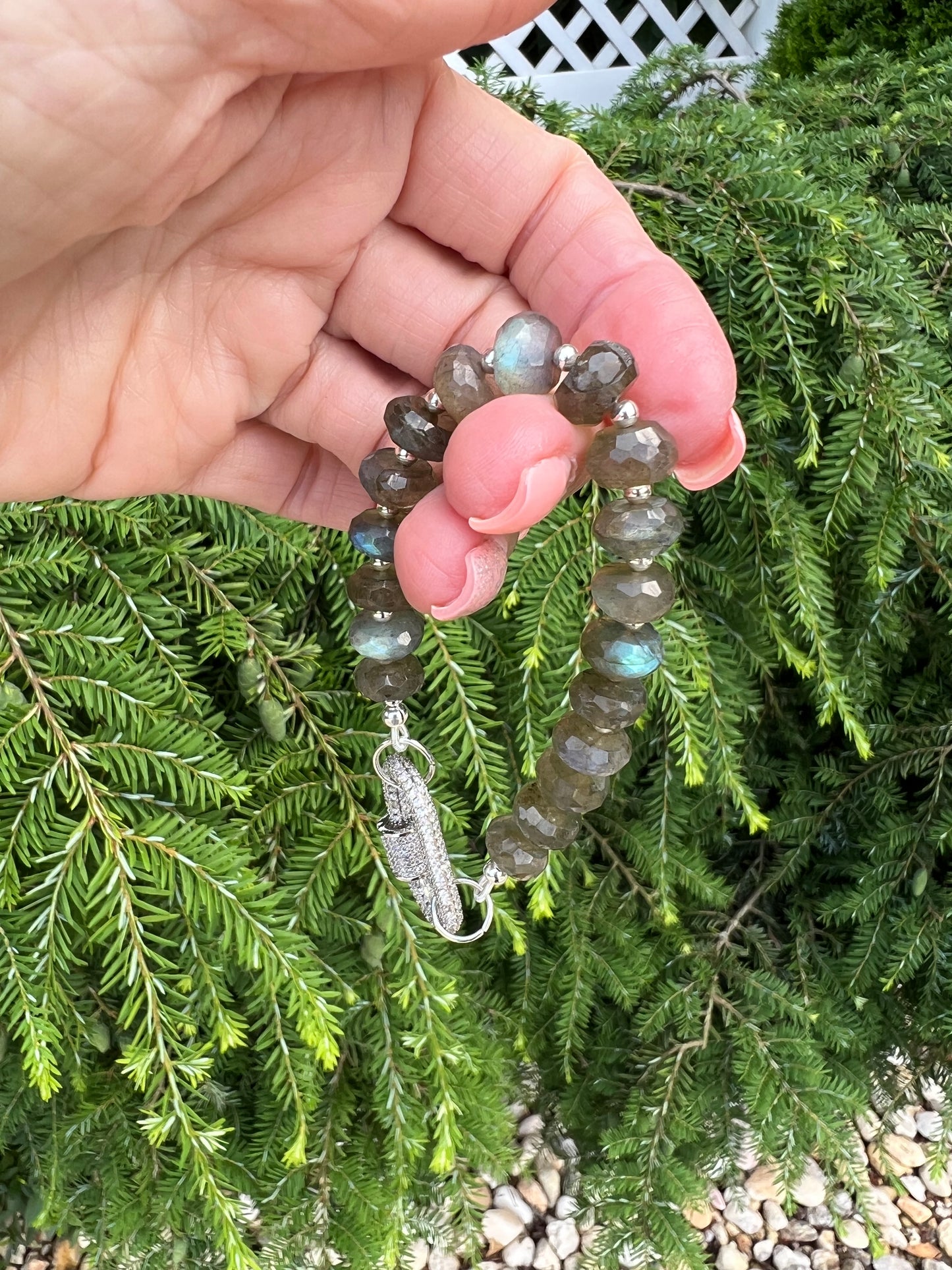 Lovely labradorite bracelet