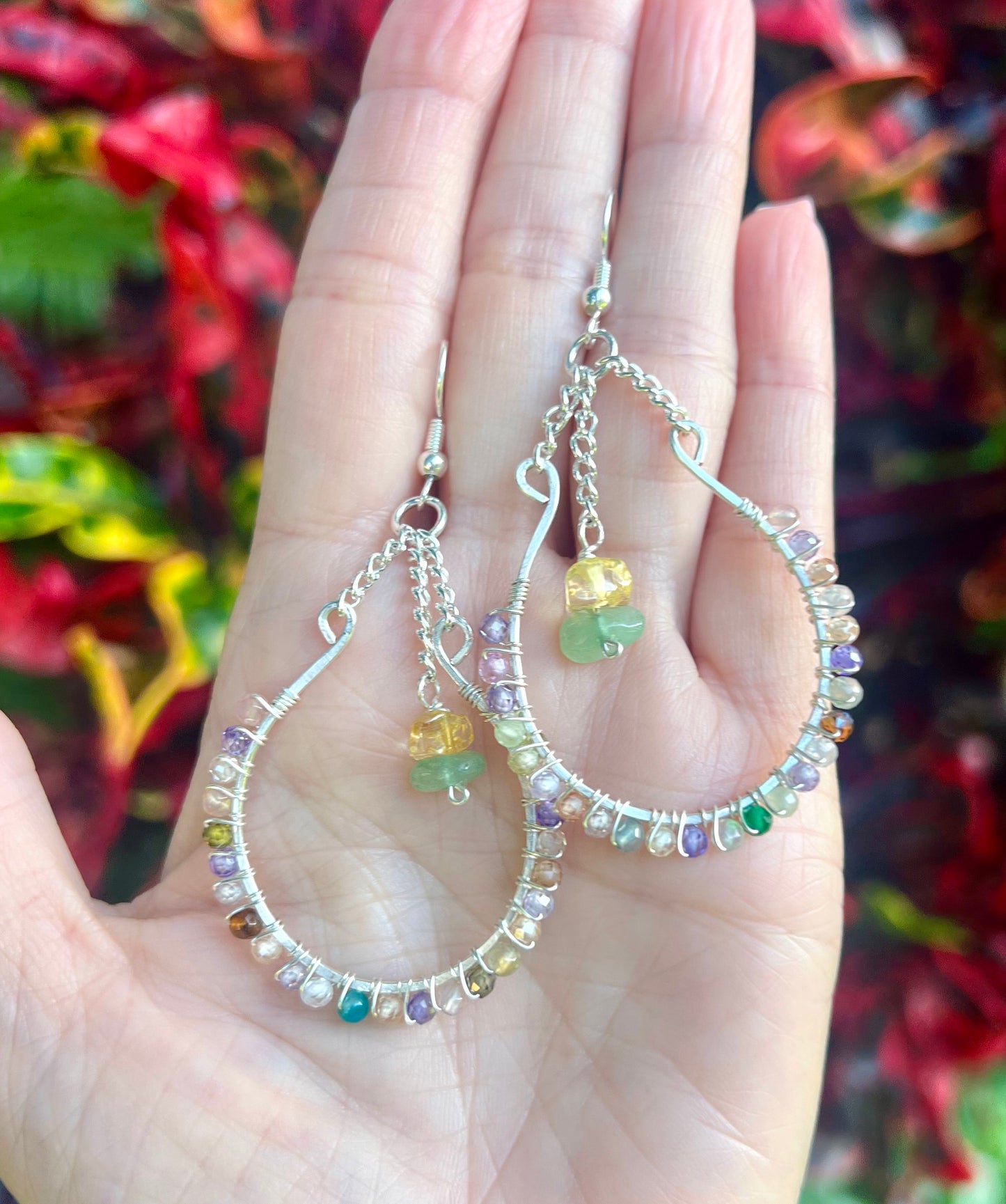 Agate Chandelier Earrings