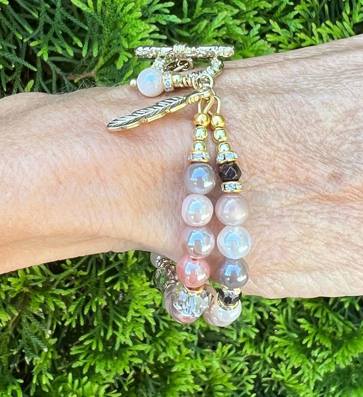 Double Peach Moonstone