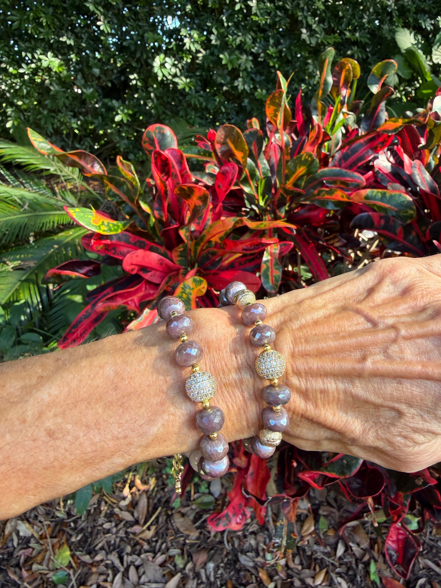 Chocolate Moonstone Bracelet