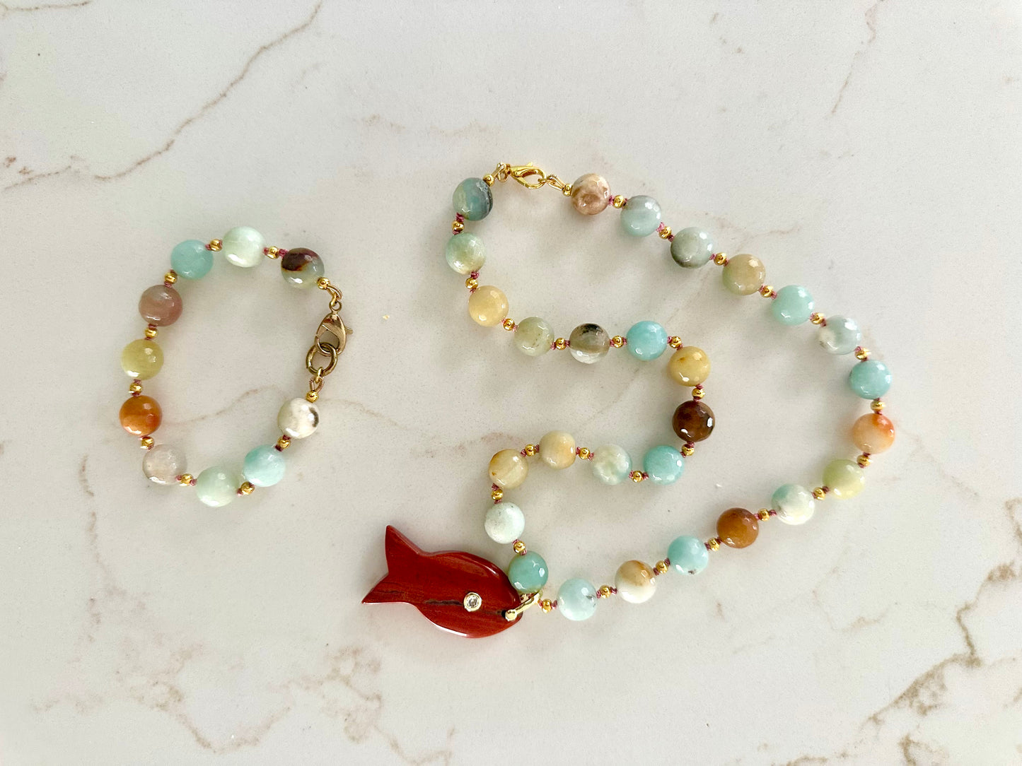 Fishy Amazonite Set